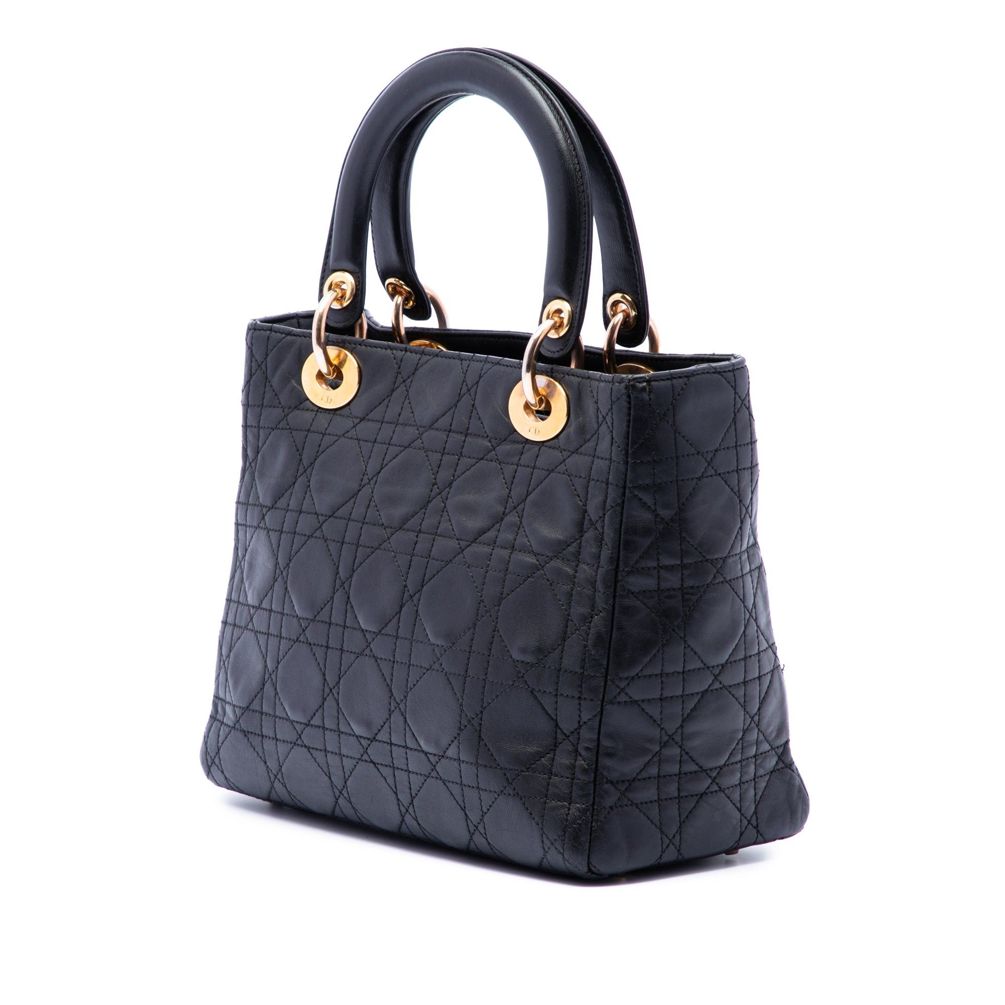 Dior Medium Lambskin Cannage Lady Dior Size ONE SIZE - 2 Thumbnail