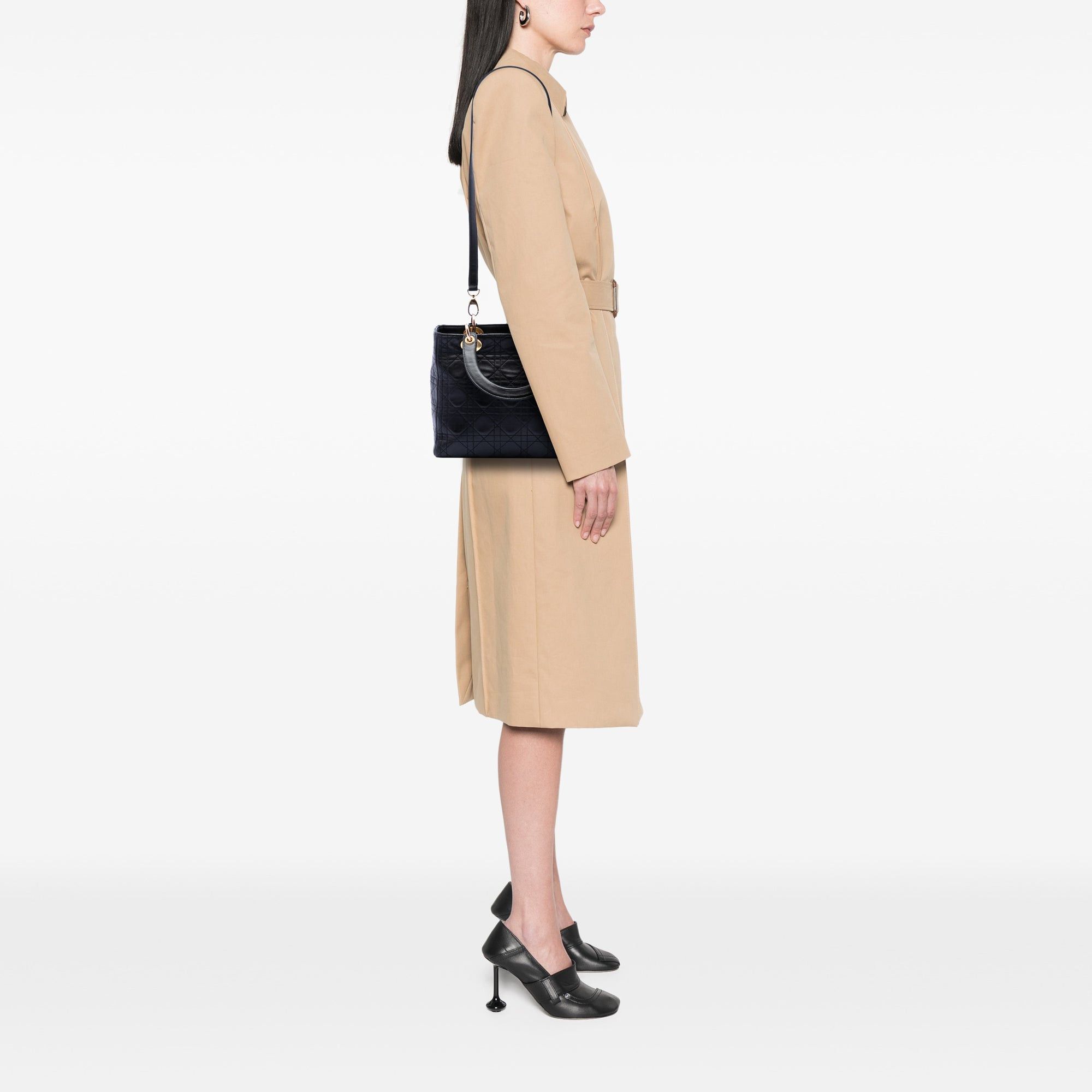 Dior Medium Lambskin Cannage Lady Dior Size ONE SIZE - 7 Thumbnail