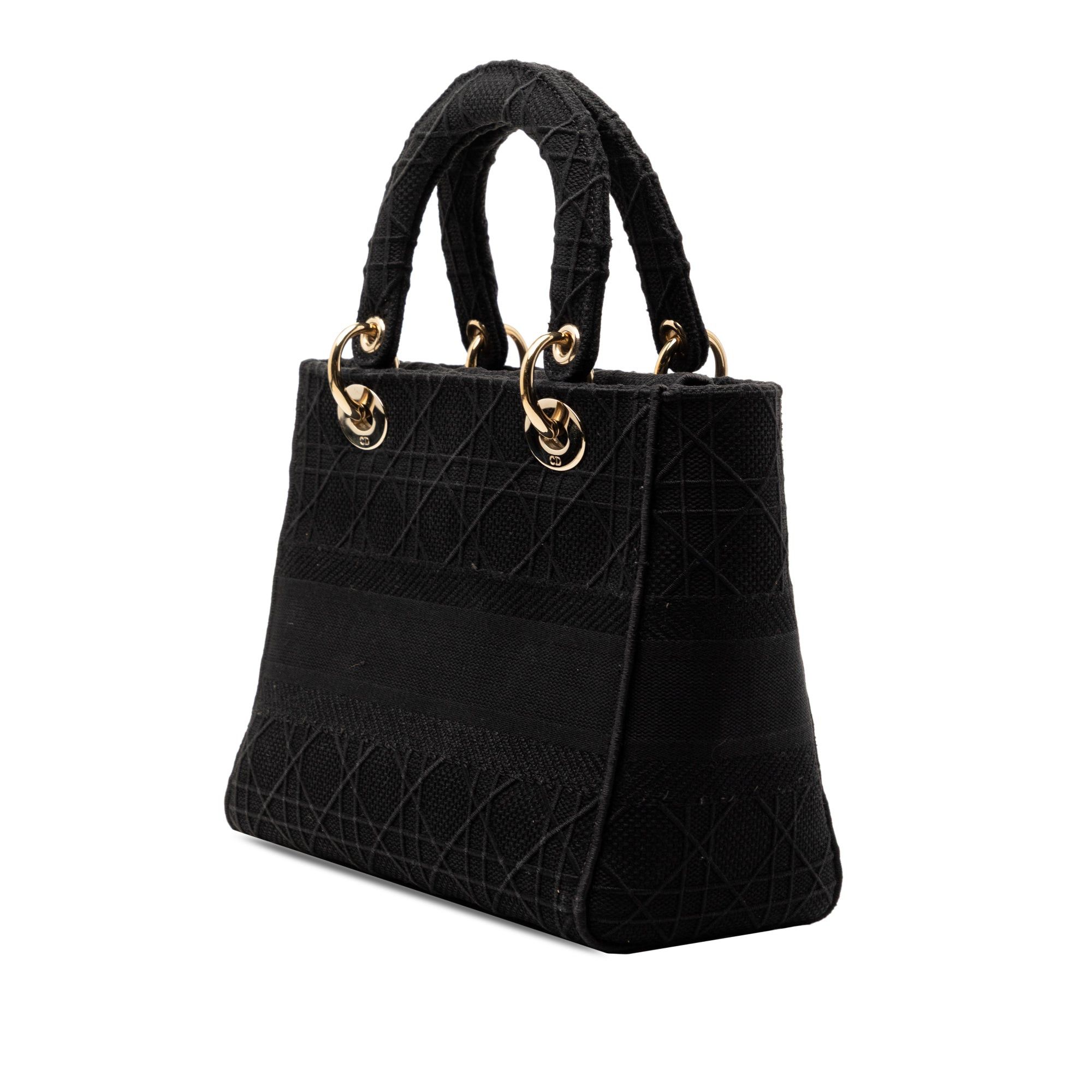 Dior Medium Canvas Cannage Lady D Lite Size ONE SIZE - 2 Thumbnail