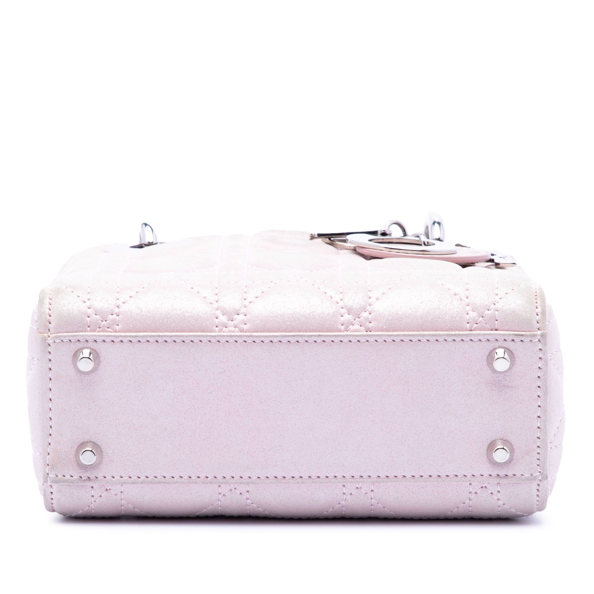 Dior Mini Iridescent Lambskin Cannage Lady Dior Size ONE SIZE - 3 Thumbnail