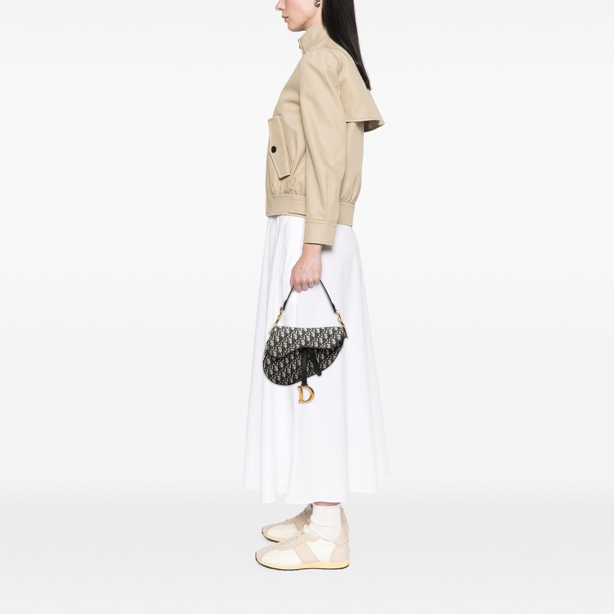 Dior Oblique Canvas Saddle Bag Size ONE SIZE - 7 Thumbnail