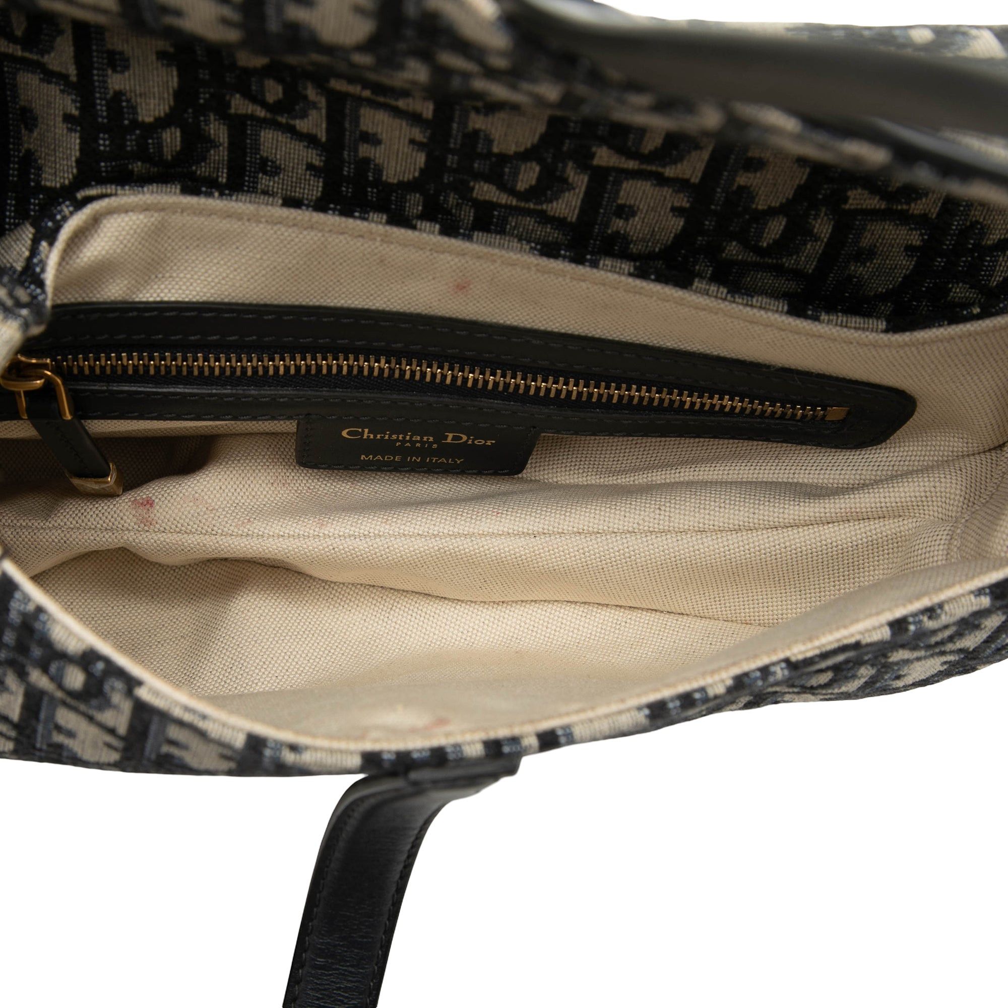 Dior Oblique Canvas Saddle Bag Size ONE SIZE - 4 Thumbnail