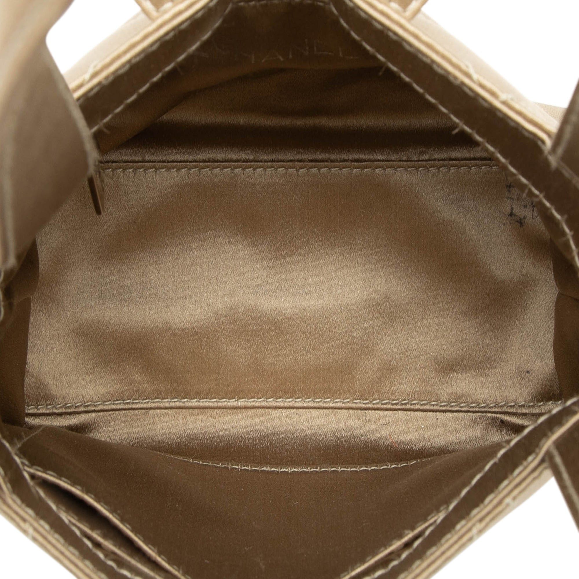 Chanel CC Quilted Satin Handbag Size ONE SIZE - 4 Thumbnail