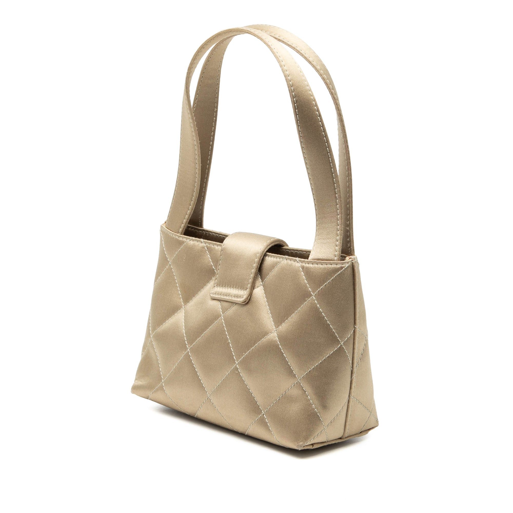 Chanel CC Quilted Satin Handbag Size ONE SIZE - 2 Thumbnail