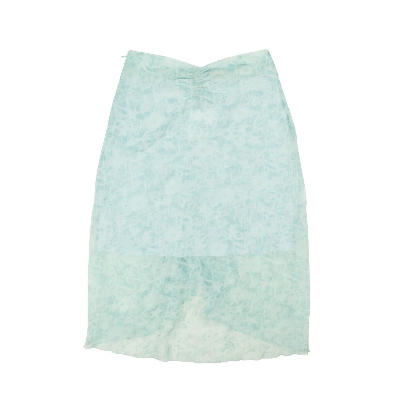 Opening Ceremony Powder Blue Polyester Crinkle Mini Skirt Size 0/36 Size 25" / US 0 / IT 36 - 3 Thumbnail