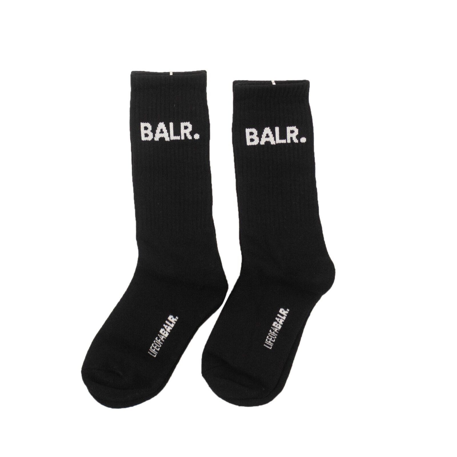 Other NIB BALR. Black 2 Pack Ribbed Logo Socks Size 42 $40 Size ONE SIZE - 2 Thumbnail