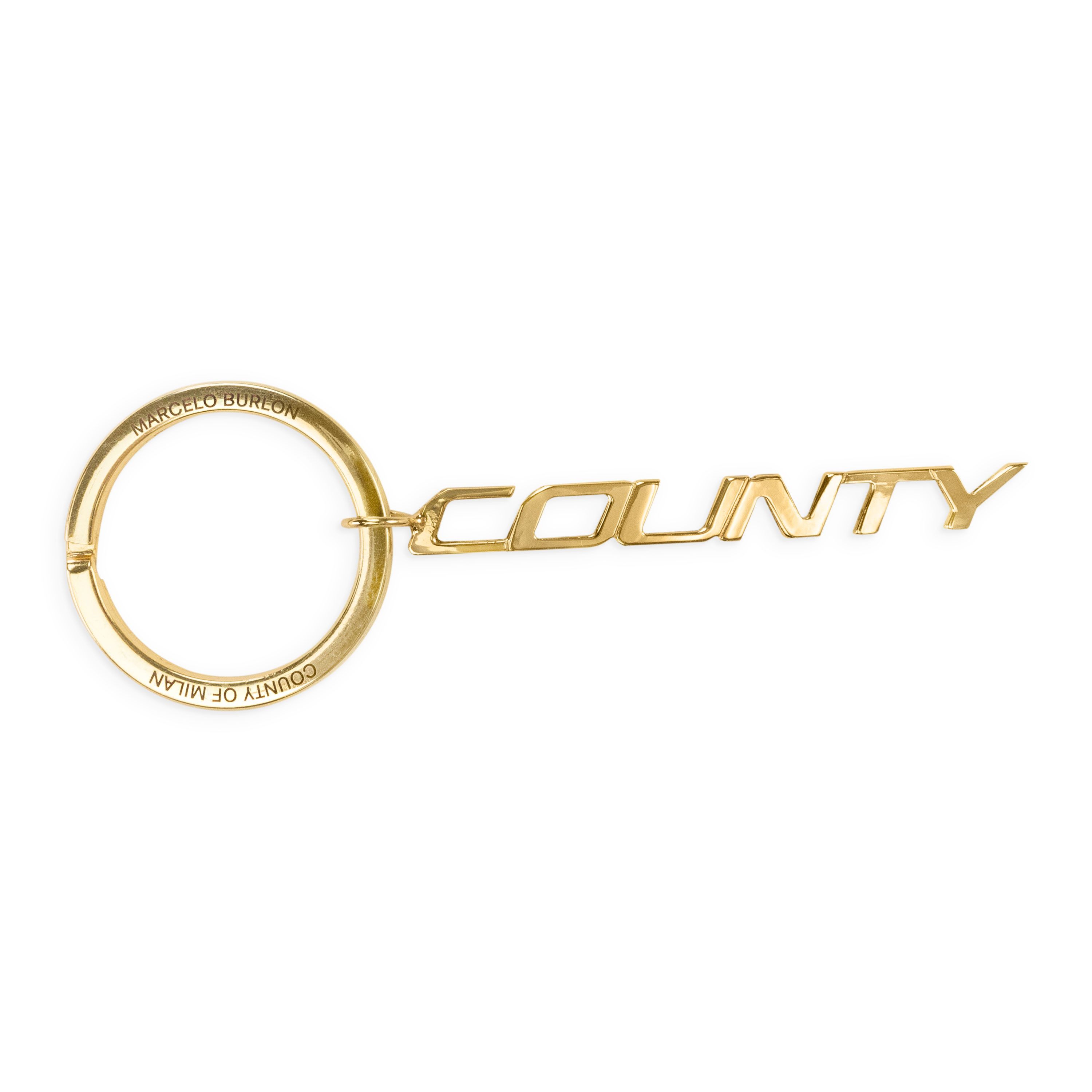 Marcelo Burlon Gold County Keychain Size OS Size ONE SIZE - 2 Thumbnail