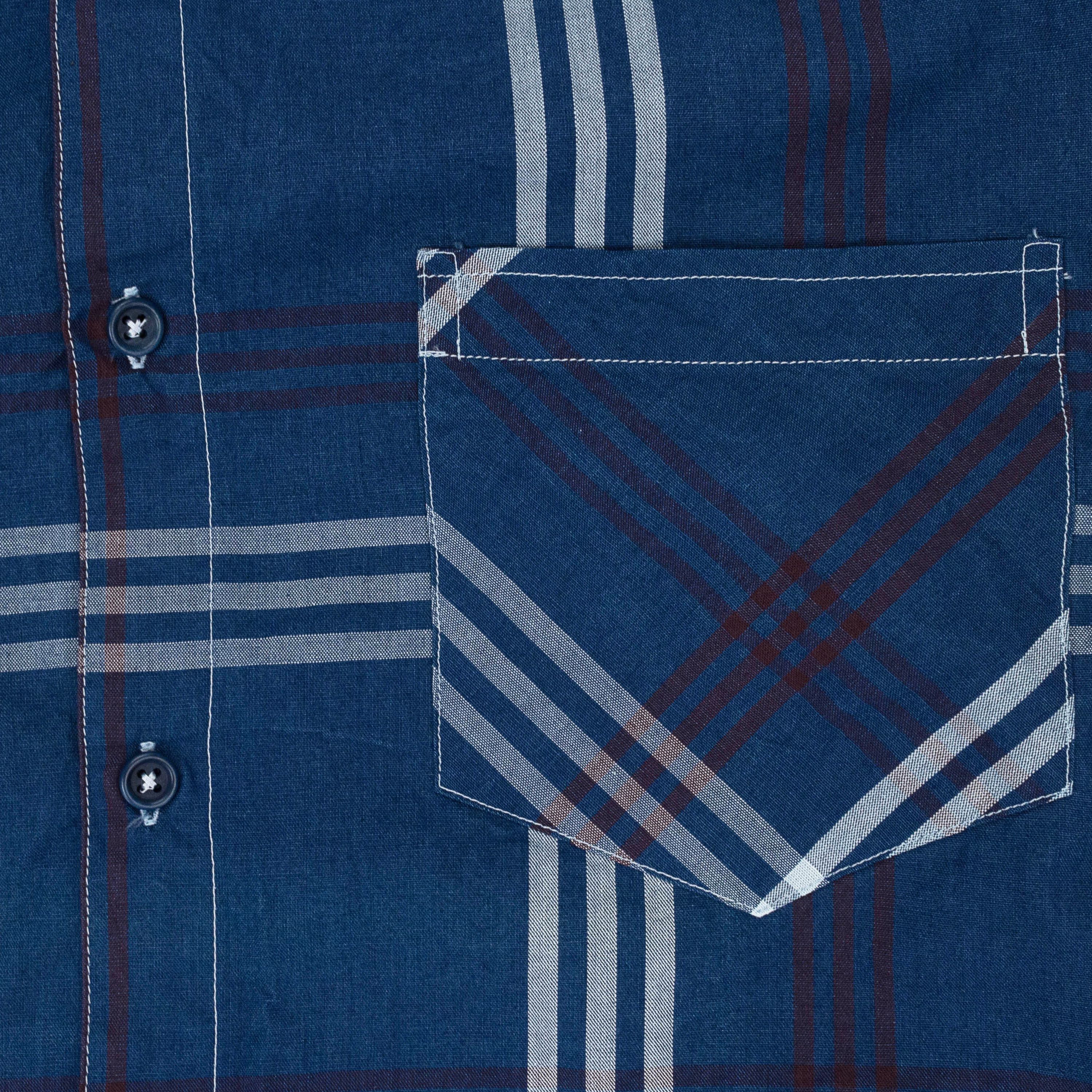 Freemans Sporting Club Dark Blue Checkered Shirt Size S Size US S / EU 44-46 / 1 - 5 Thumbnail