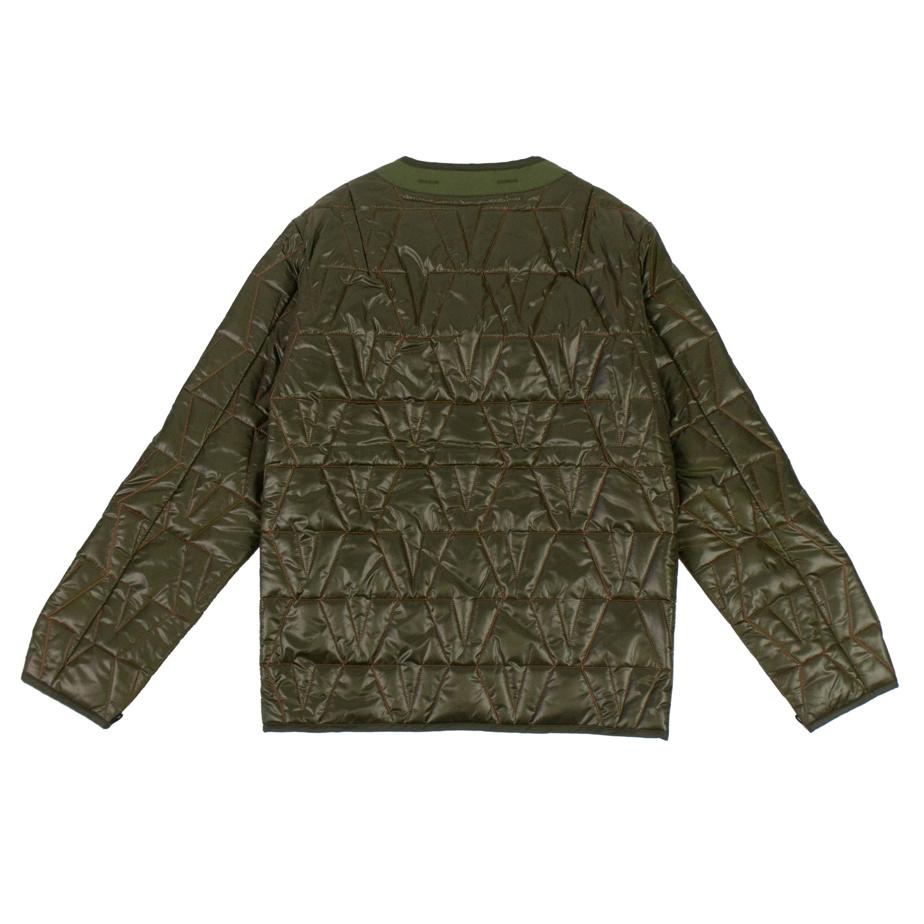 Vlone Green V Logo Quilted Jacket Size L Size US L / EU 52-54 / 3 - 2 Thumbnail