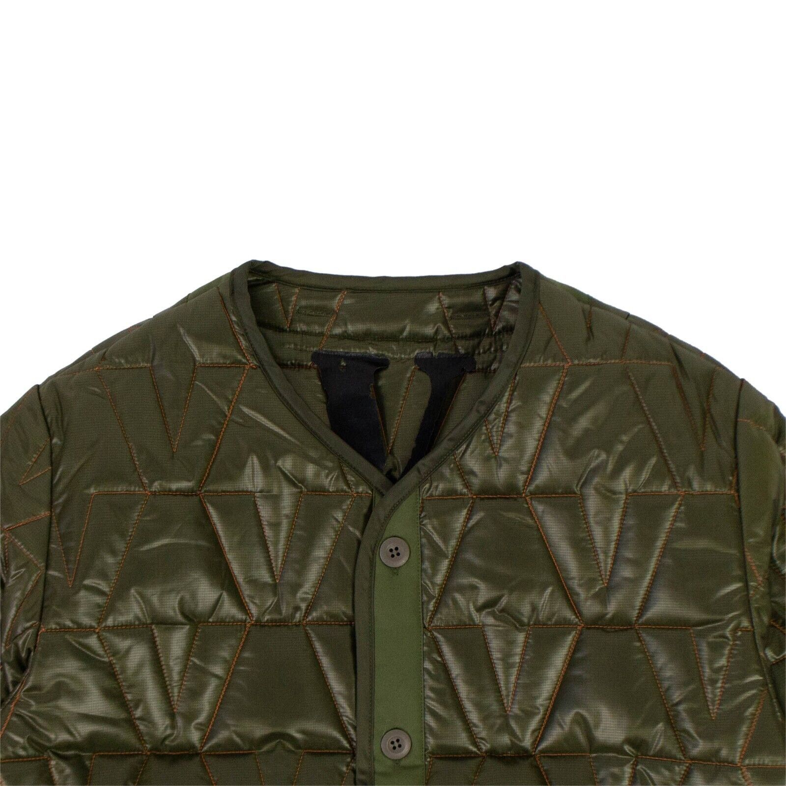Vlone Green V Logo Quilted Jacket Size L Size US L / EU 52-54 / 3 - 6 Thumbnail