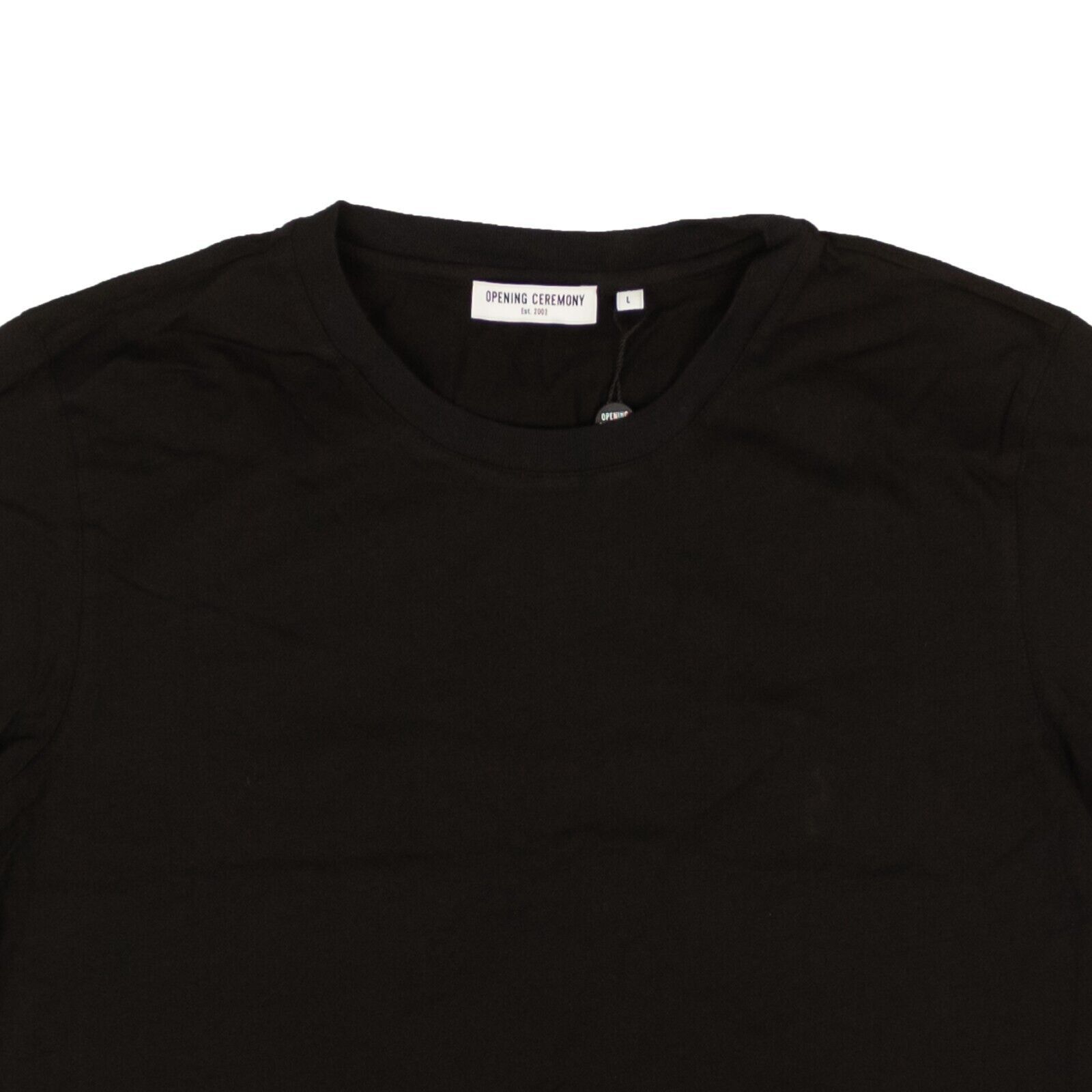 Opening Ceremony BLACK BLANK OC CROPPED T-SHIRT Size M Size M / US 6-8 / IT 42-44 - 2 Thumbnail