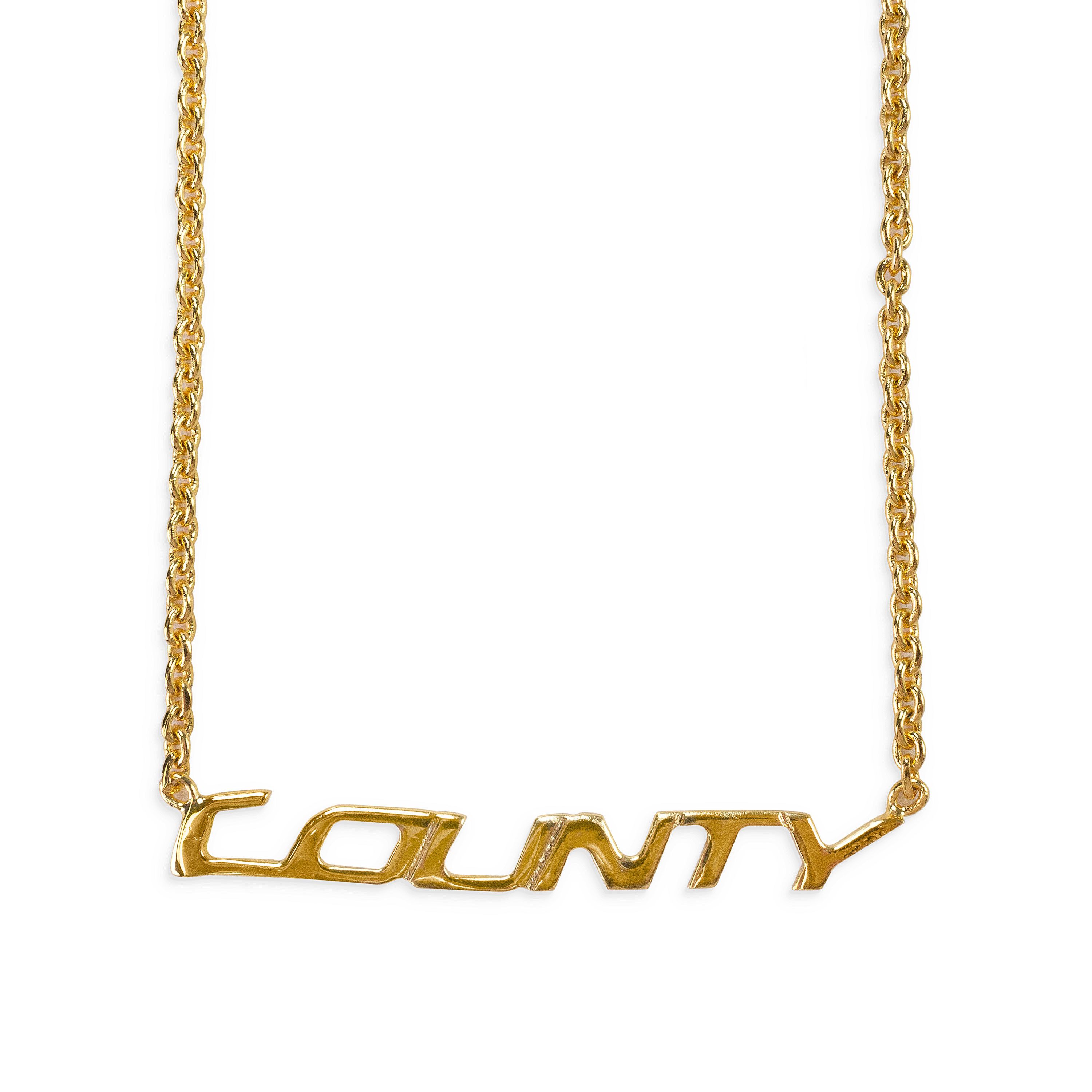 Marcelo Burlon Gold County Necklace Size OS Size ONE SIZE - 2 Thumbnail