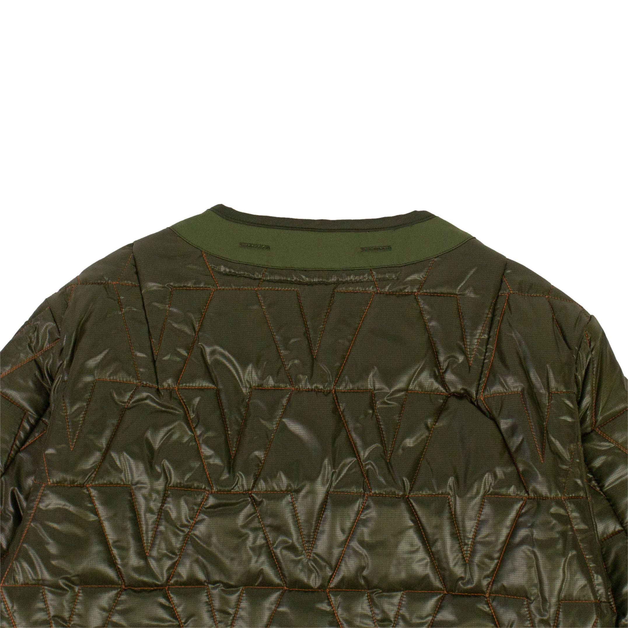Vlone Green V Logo Quilted Jacket Size XL Size US XL / EU 56 / 4 - 4 Thumbnail