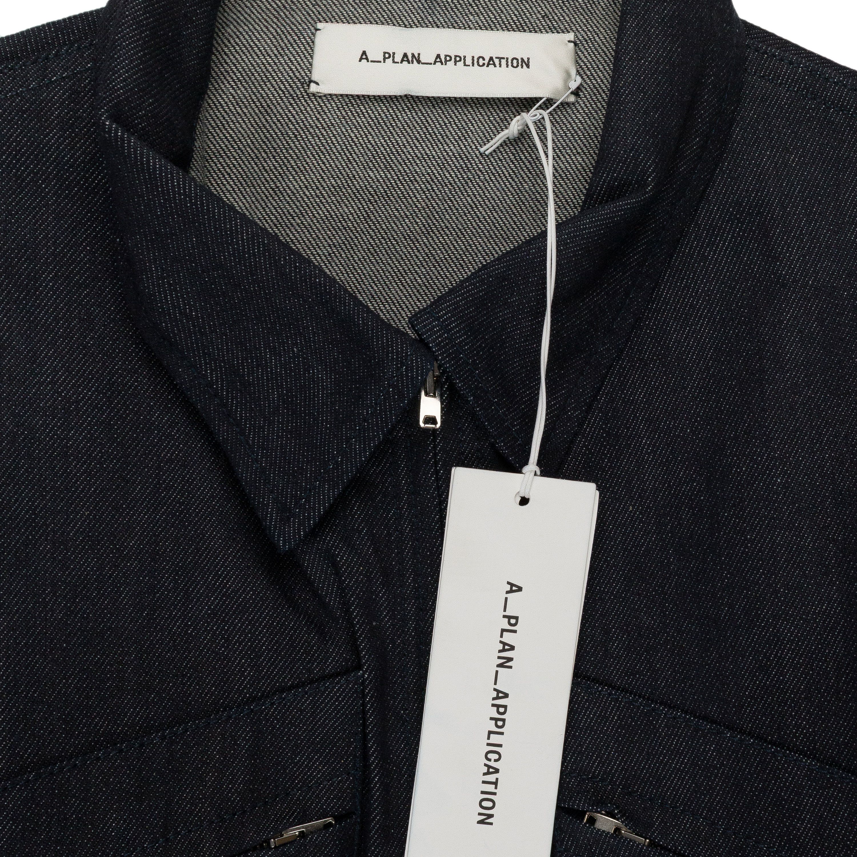 A_PLAN_APPLICATION A_PLAN_APPLICATION Blue Denim Fitted Jumpsuit Size XS Size 26" / US 2 / IT 38 - 3 Thumbnail