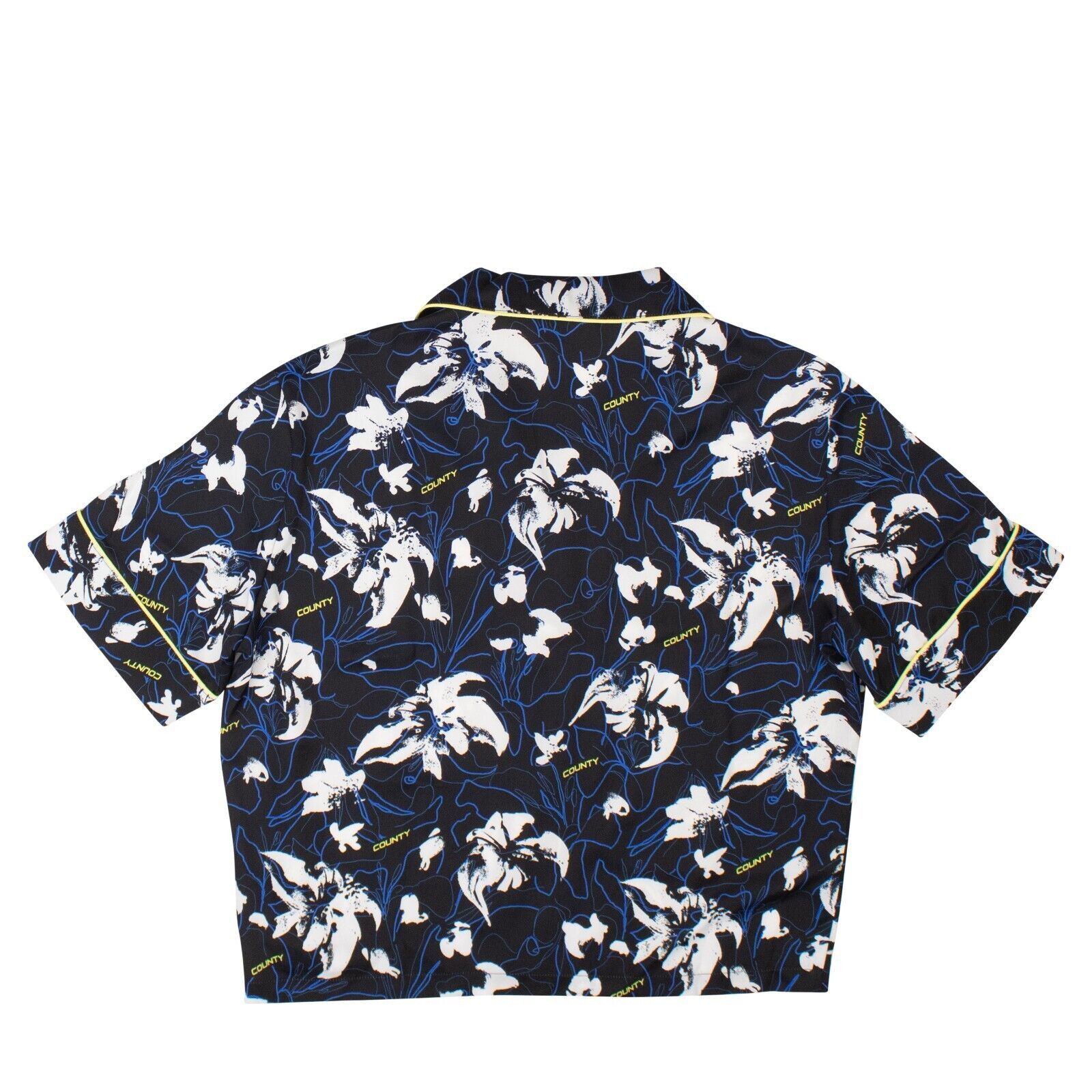 Marcelo Burlon Black & White County Flowers Hawii Shirt Size XXS Size XXS / US 00 / IT 34 - 3 Thumbnail
