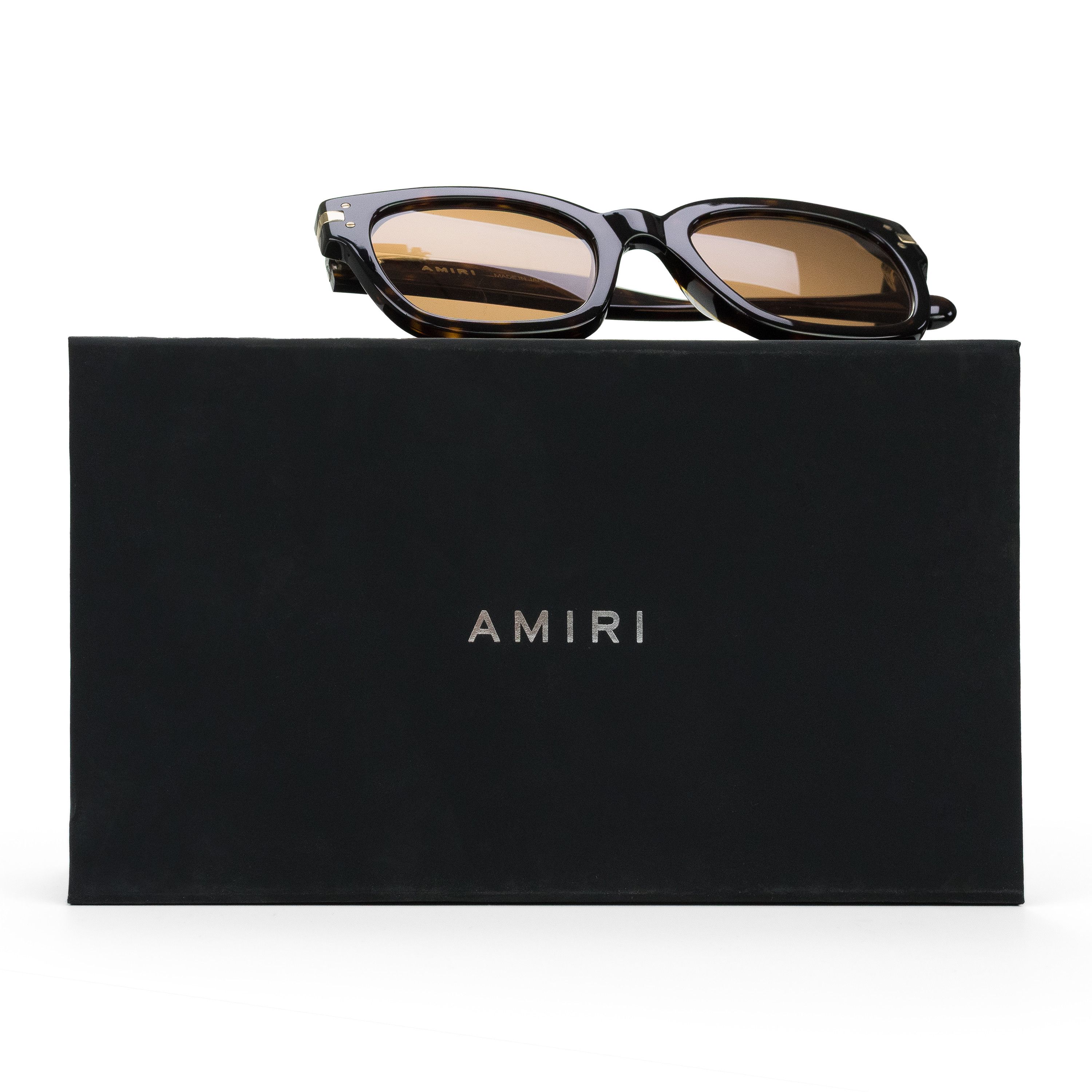 Amiri Amiri Brown Classic Logo Sunglasses SIZE OS Size ONE SIZE - 6 Thumbnail
