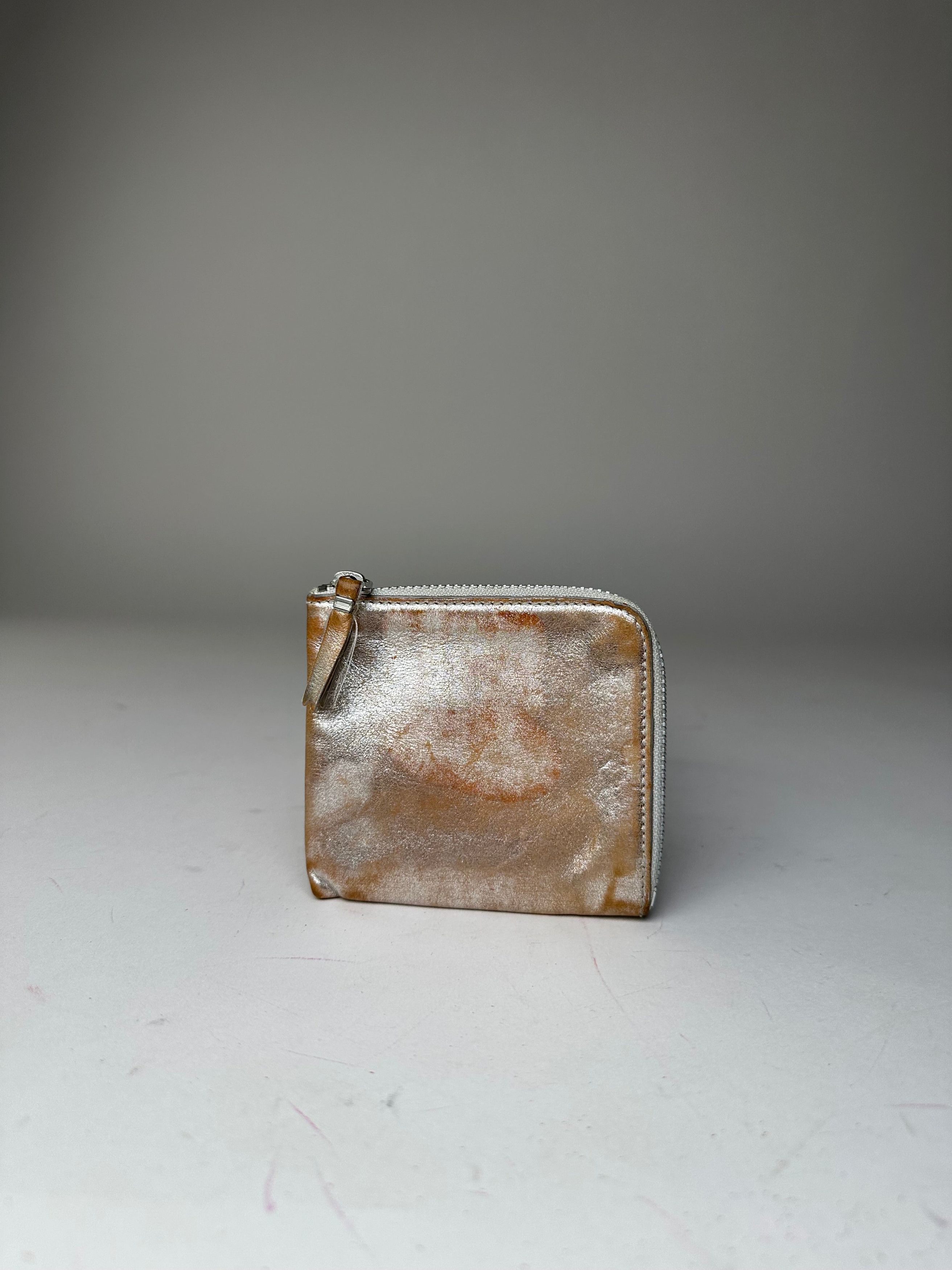 Comme des Garcons Vintage Comme Des Garçons Silver Edge Leather Zip Card Holde Size ONE SIZE - 8 Thumbnail