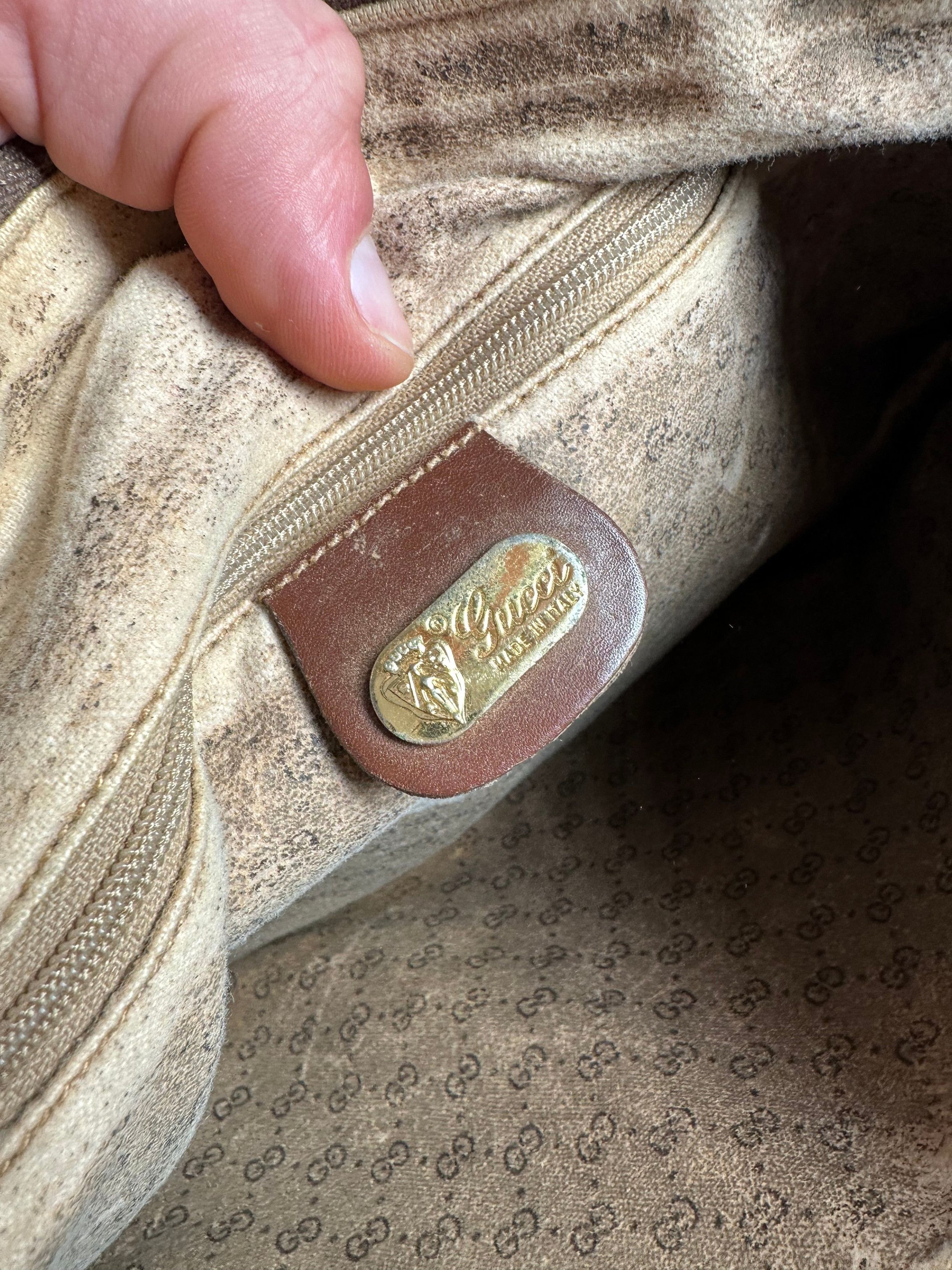 Gucci Vintage Leather Shoulder Bag Cognac Brown Size ONE SIZE - 5 Thumbnail