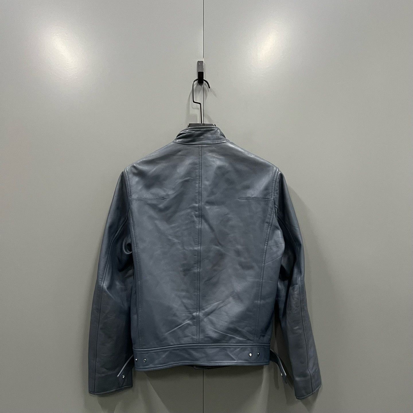 Dior Dior Blue Leather Jacket s Men Size US S / EU 44-46 / 1 - 2 Thumbnail
