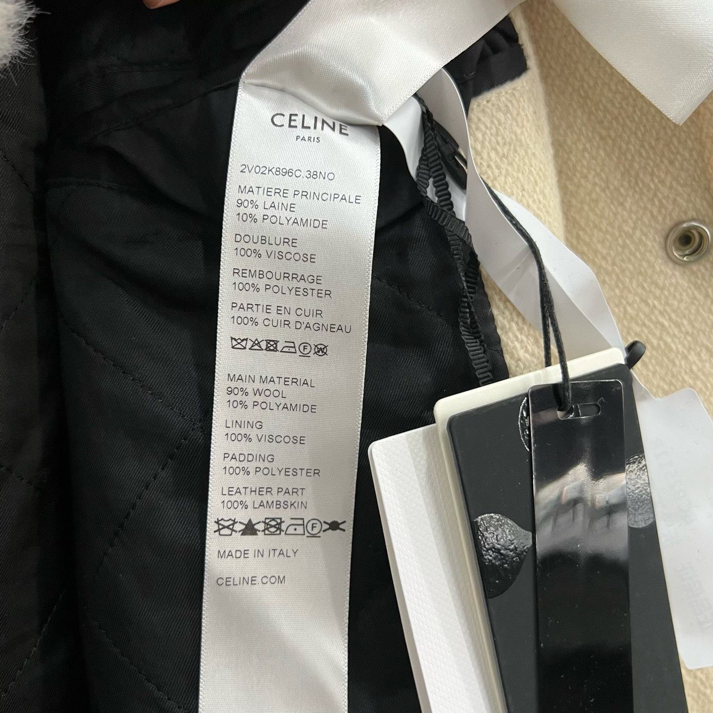 Celine Celine Embroidered Black Jacket it_54 Women Size XXL / US 16-18 / IT 52-54 - 4 Thumbnail