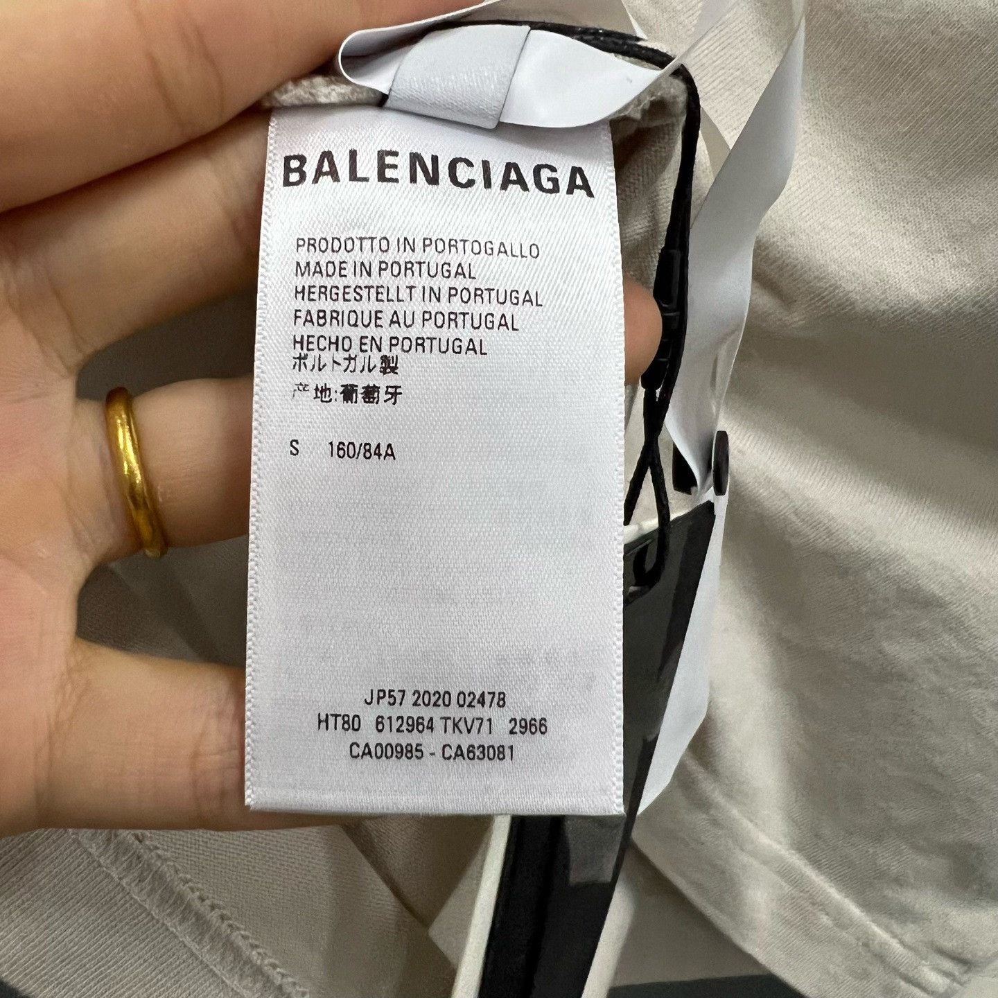 Balenciaga Balenciaga Embroidered T-Shirt s Men Size US S / EU 44-46 / 1 - 4 Thumbnail