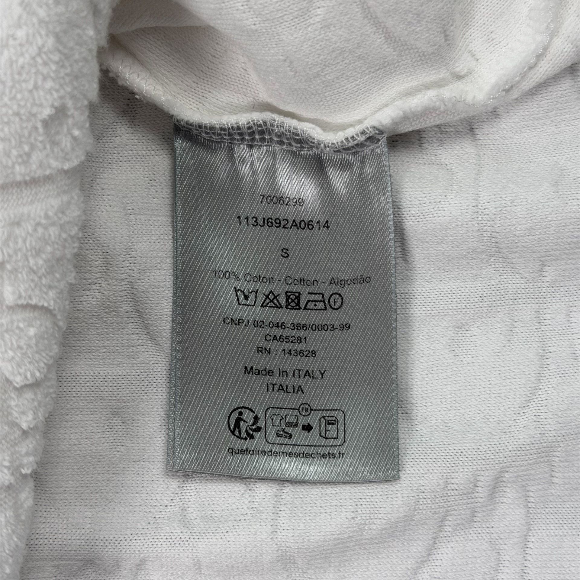 Dior Dior Oblique Monogram Terry T-Shirt Size S Size US S / EU 44-46 / 1 - 7 Thumbnail