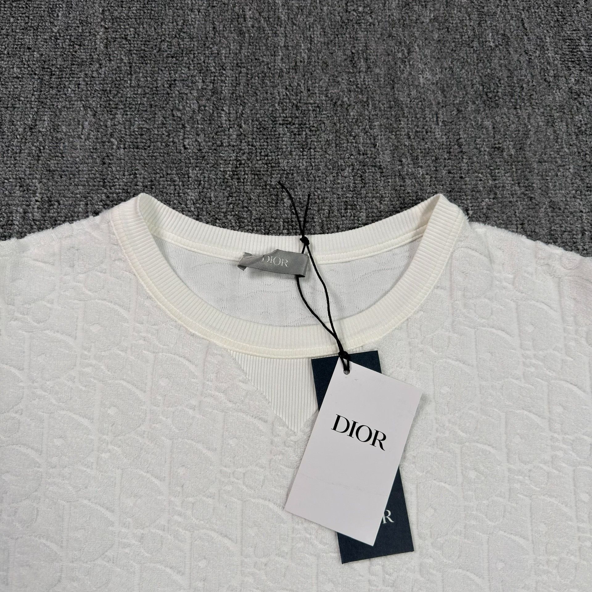 Dior Dior Oblique Monogram Terry T-Shirt Size S Size US S / EU 44-46 / 1 - 3 Thumbnail