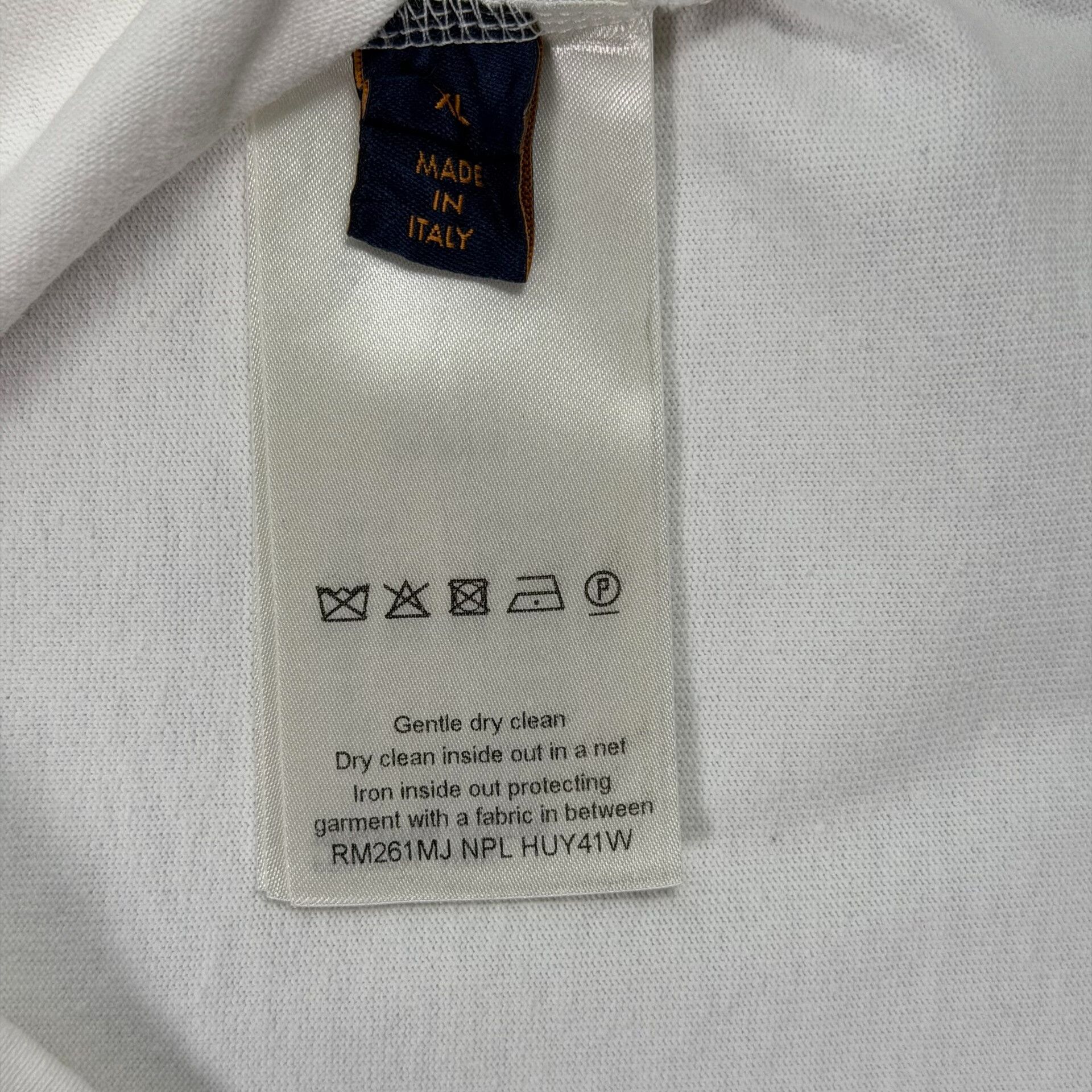 Louis Vuitton Louis Vuitton Blue Embroidered Logo T-Shirt XL Size US XL / EU 56 / 4 - 7 Thumbnail