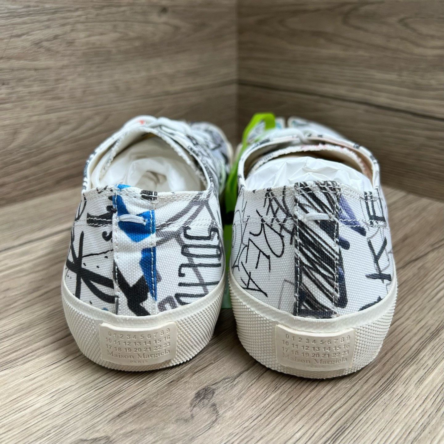 Maison Margiela Maison Margiela Graphic White Lowtop Sneakers 8 Men Size US 8 / EU 41 - 6 Thumbnail