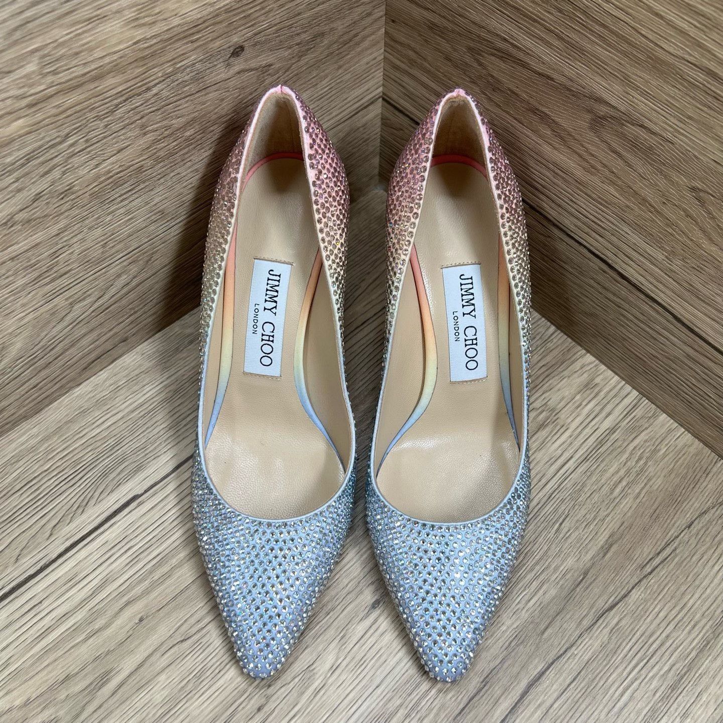 Jimmy Choo Jimmy Choo Tie-Dye Gradient Multi Lowtop Sneakers us_6 Women Size US 6 / IT 36 - 3 Thumbnail