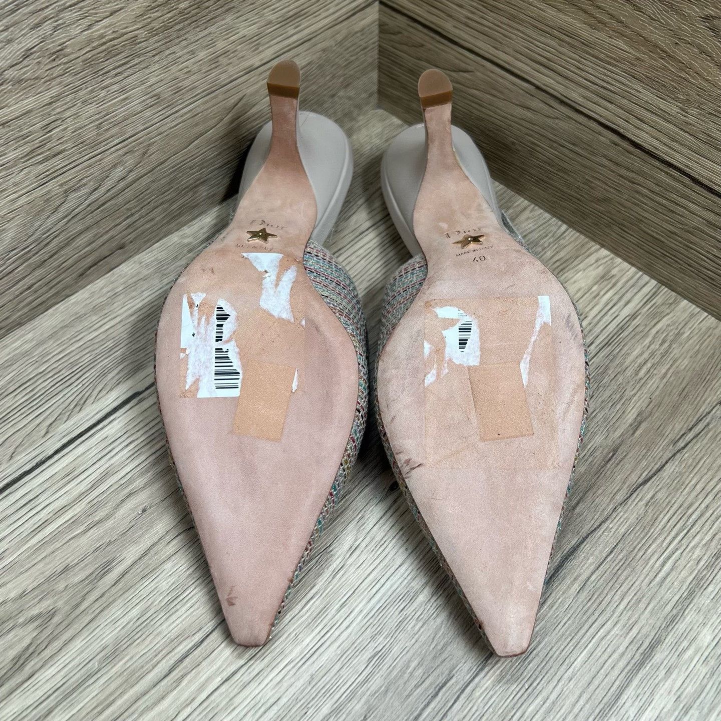 Dior Dior Striped Pink Lowtop Sneakers us_10 Women Size US 10 / IT 40 - 5 Thumbnail