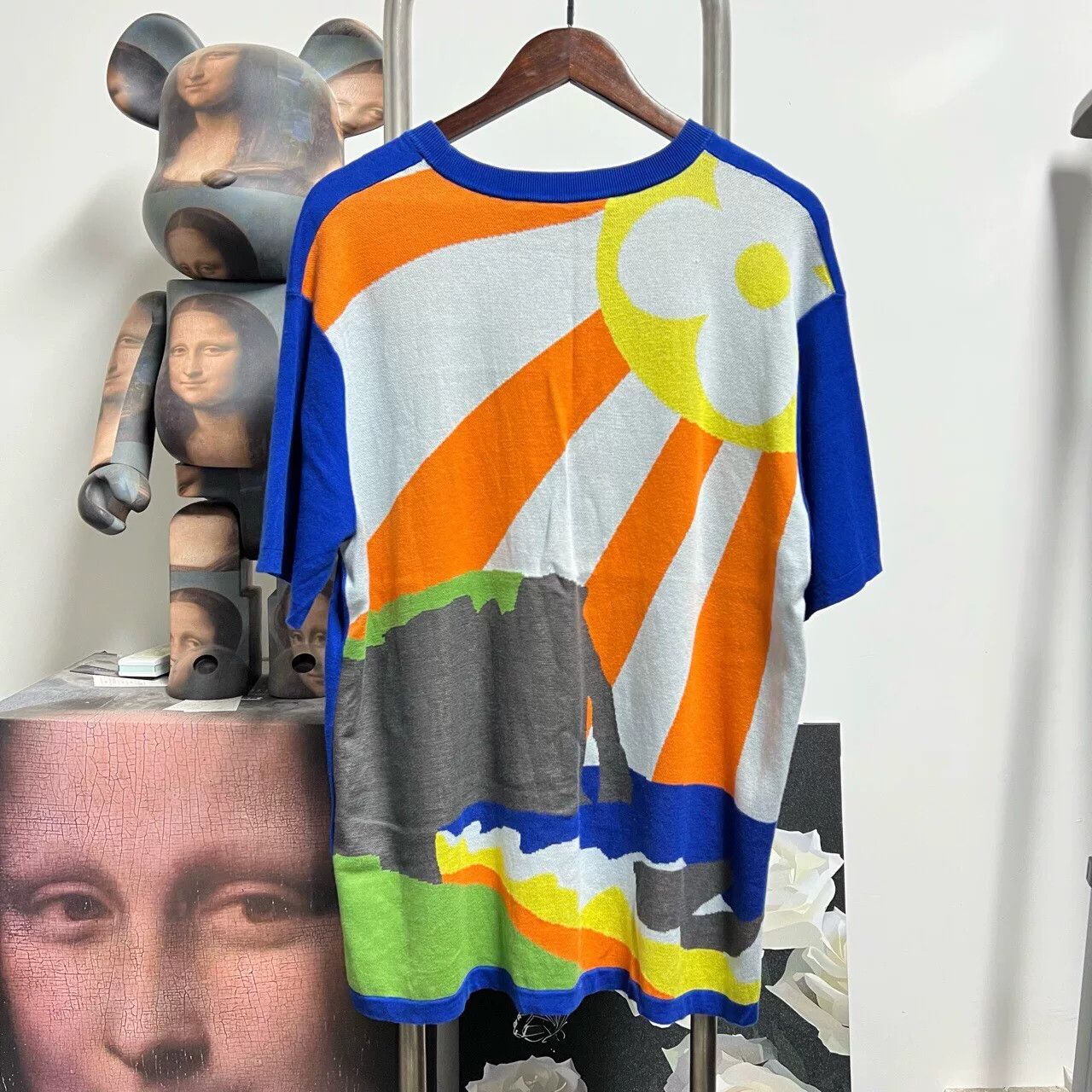 Louis Vuitton Louis Vuitton Knit Graphic Short Sleeve Shirt L Size US L / EU 52-54 / 3 - 2 Thumbnail