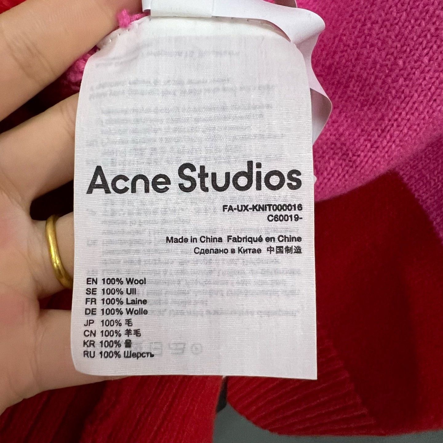 Acne Studios Acne Studios Embroidered Multi Sweater M Women Size M / US 6-8 / IT 42-44 - 5 Thumbnail