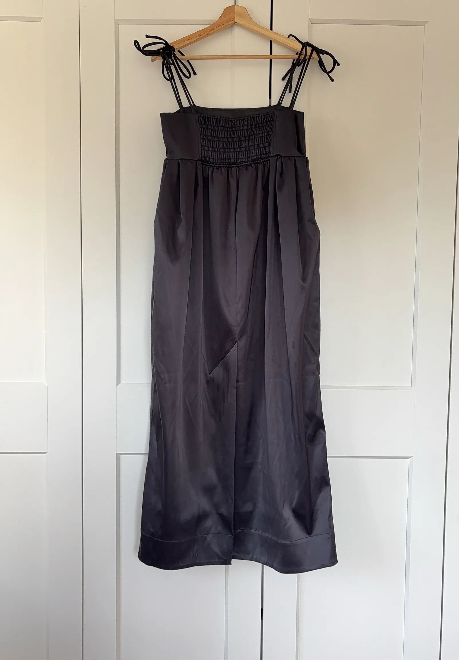 Ganni Ganni Double Satin String Long Dress F8582 Dress Size M / US 6-8 / IT 42-44 - 3 Thumbnail