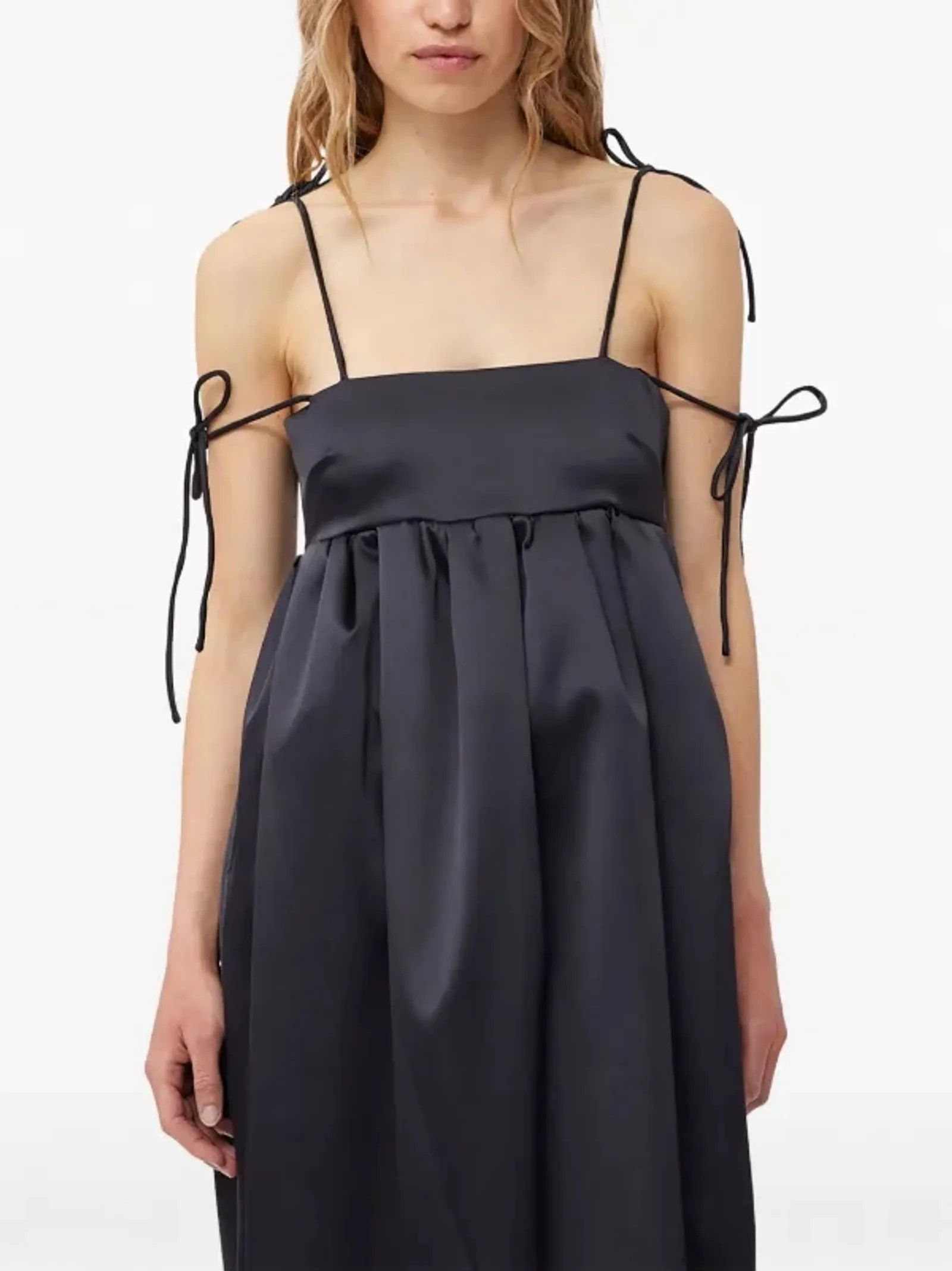 Ganni Ganni Double Satin String Long Dress F8582 Dress Size M / US 6-8 / IT 42-44 - 6 Thumbnail