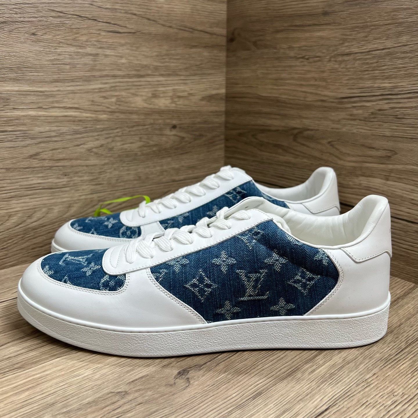 Louis Vuitton Louis Vuitton Denim Blue Lowtop Sneakers 11 Men Size US 11 / EU 44 - 3 Thumbnail