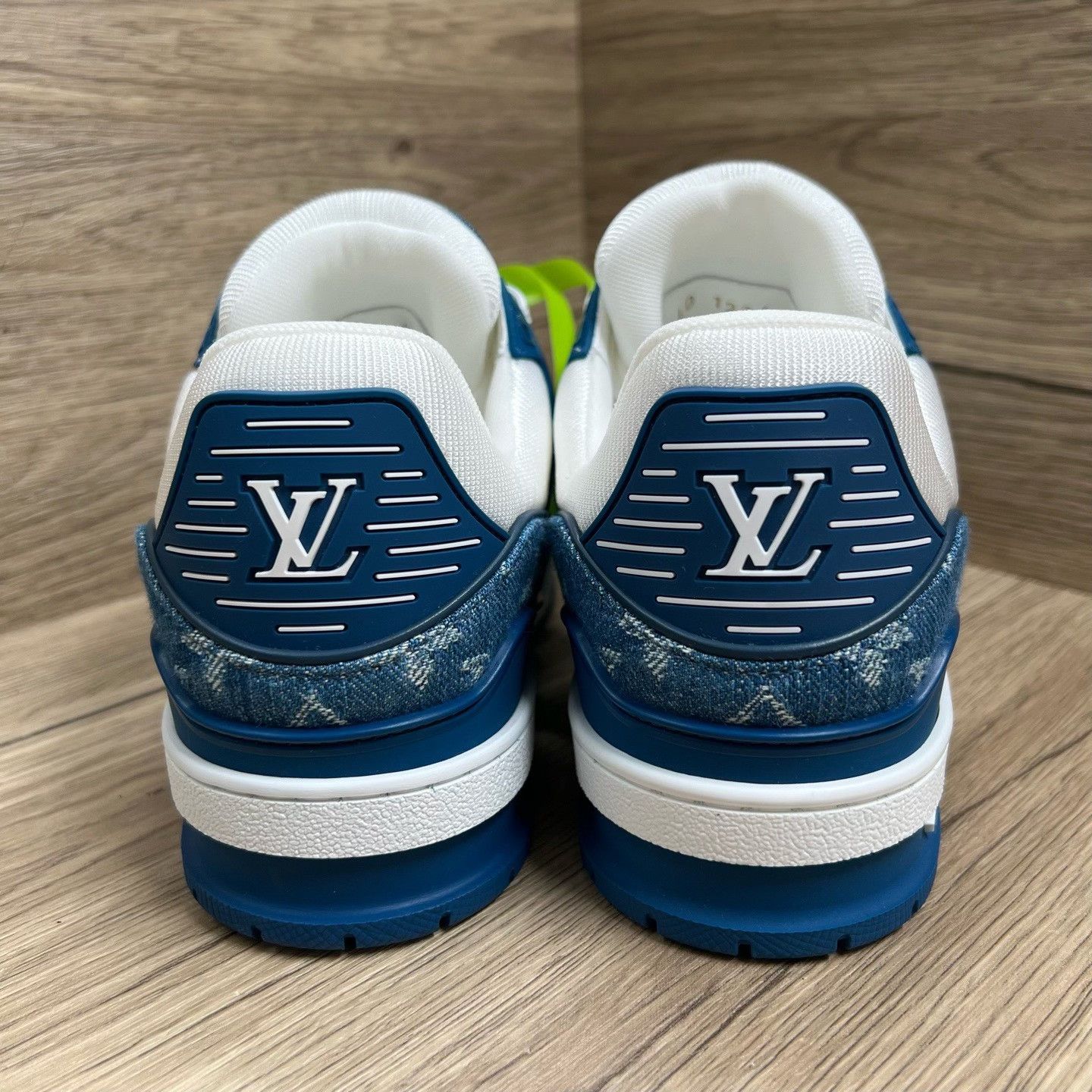 Louis Vuitton Louis Vuitton Training Denim Blue Lowtop Sneakers us_7 Women Size US 7 / IT 37 - 5 Thumbnail