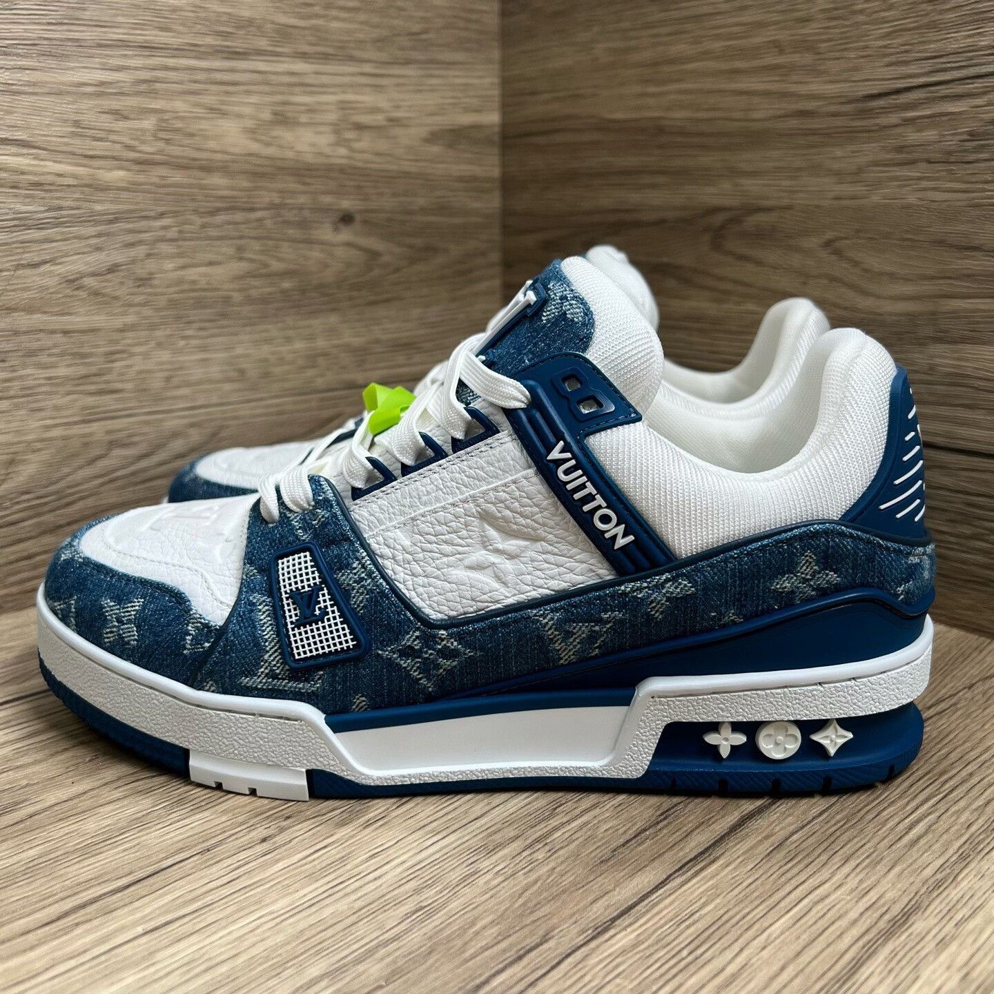 Louis Vuitton Louis Vuitton Training Denim Blue Lowtop Sneakers us_7 Women Size US 7 / IT 37 - 2 Thumbnail
