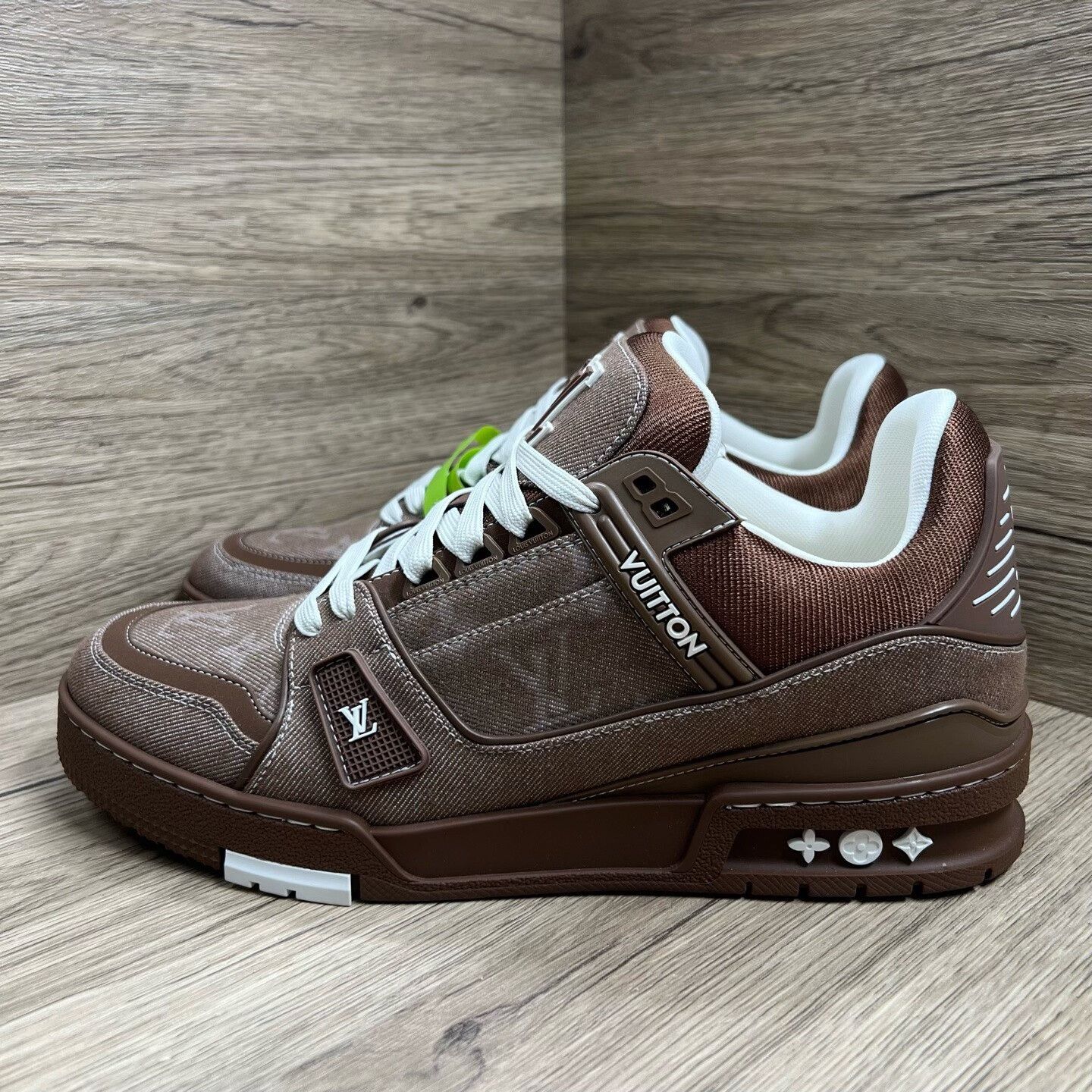 Louis Vuitton Louis Vuitton Training Denim White Lowtop Sneakers 8.5 Men Size US 8.5 / EU 41-42 - 3 Thumbnail