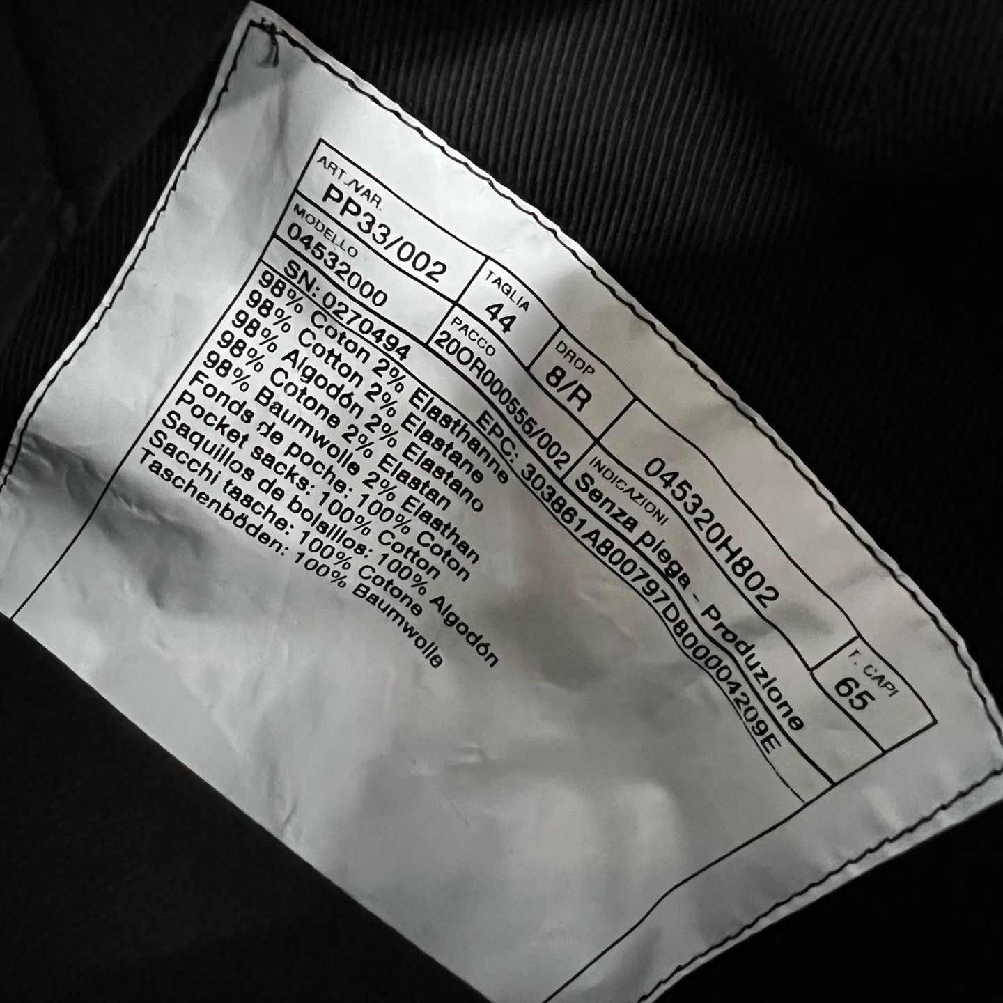 Hermes Hermes Black Casual Pants 44 Men Size US 44 / EU 60 - 5 Thumbnail