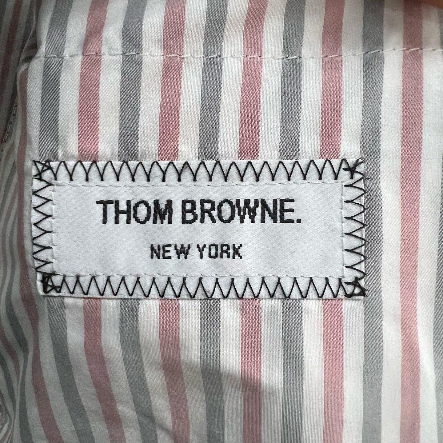 Thom Browne Thom Browne Striped Brown Light Jacket xxs Men Size US XXS / EU 40 - 4 Thumbnail