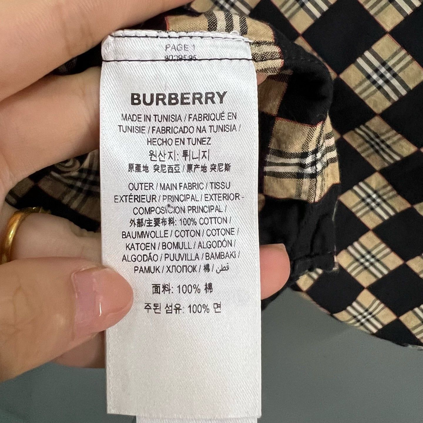 Burberry Burberry Plaid Shirt l Men Size US L / EU 52-54 / 3 - 3 Thumbnail