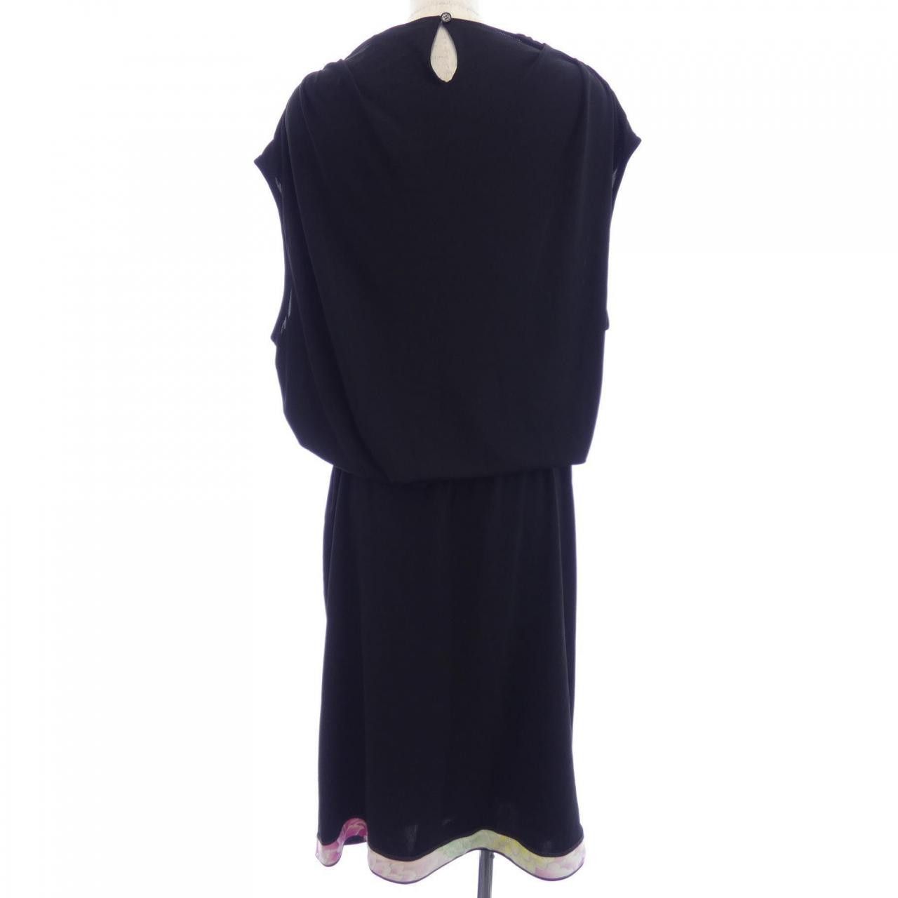 Other Leonard LEONARD Dress Textile Dresses 0490502 DUTY FREE for USA Size ONE SIZE - 2 Thumbnail