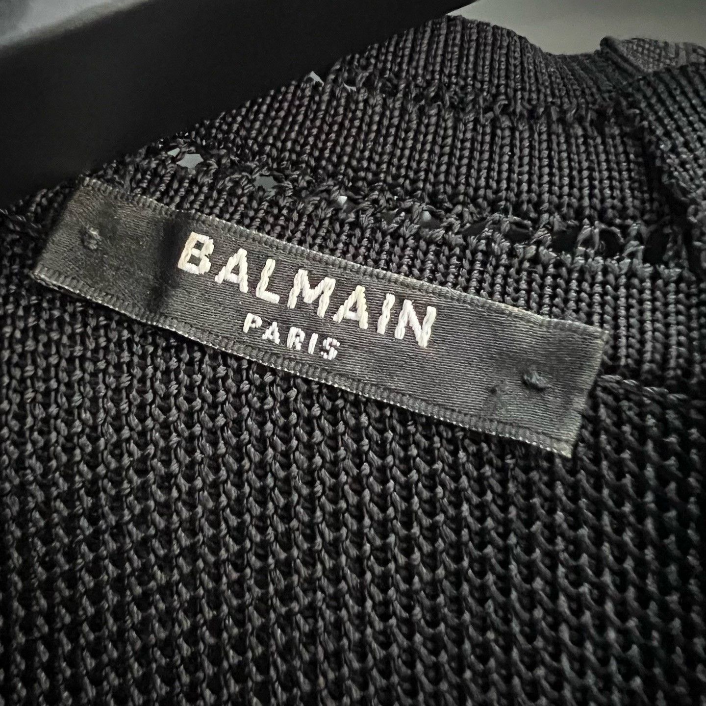 Balmain Balmain Knit Black Dress it_40 Women Size S / US 4 / IT 40 - 2 Thumbnail