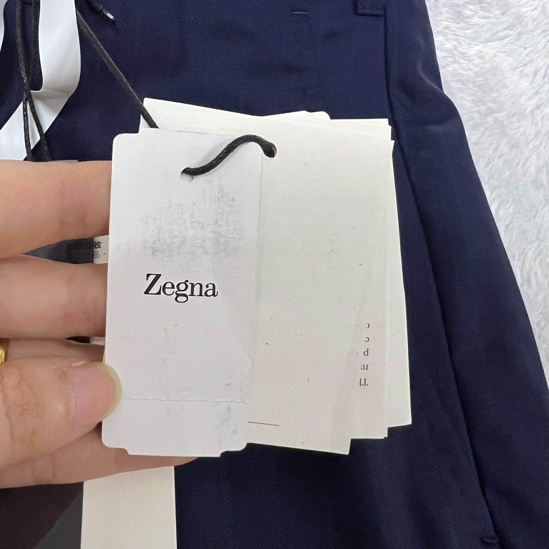 Ermenegildo Zegna Ermenegildo Zegna Casual Blue Formal Trousers 40r Men Size 40R - 3 Thumbnail