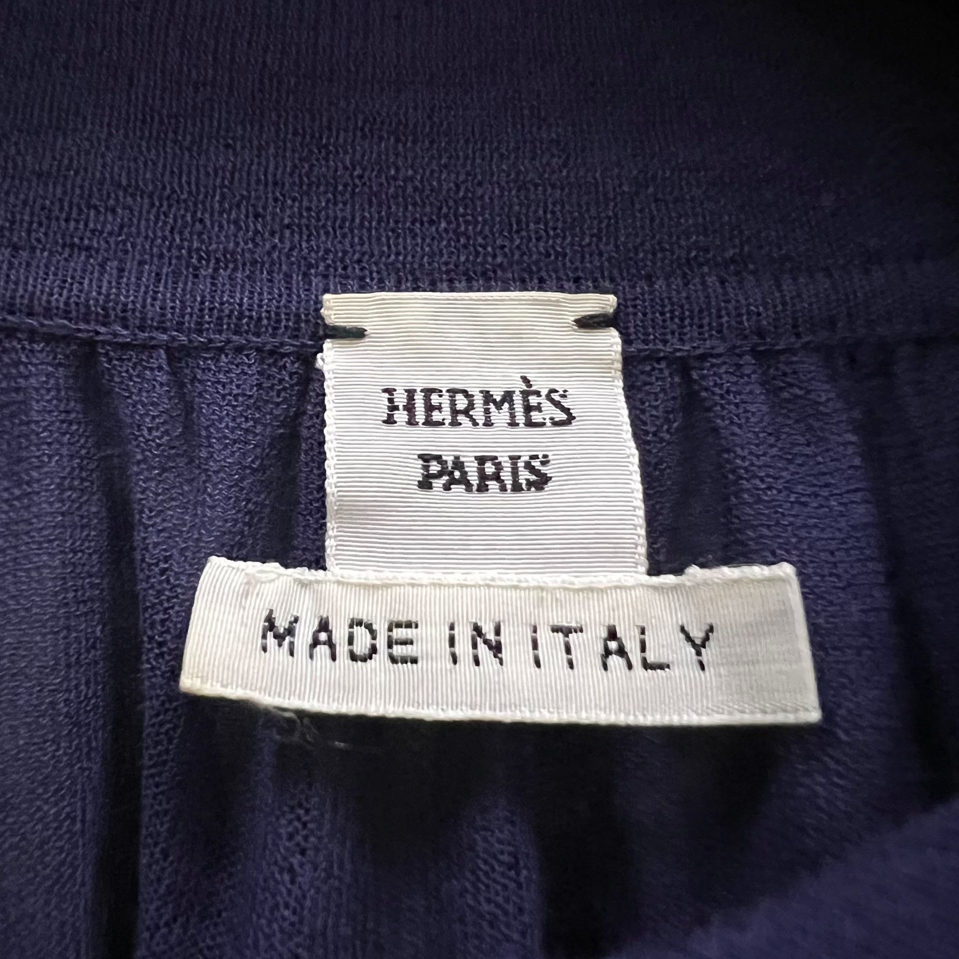 Hermes Hermes Knit Blue Polo xxs Men Size US XXS / EU 40 - 2 Thumbnail