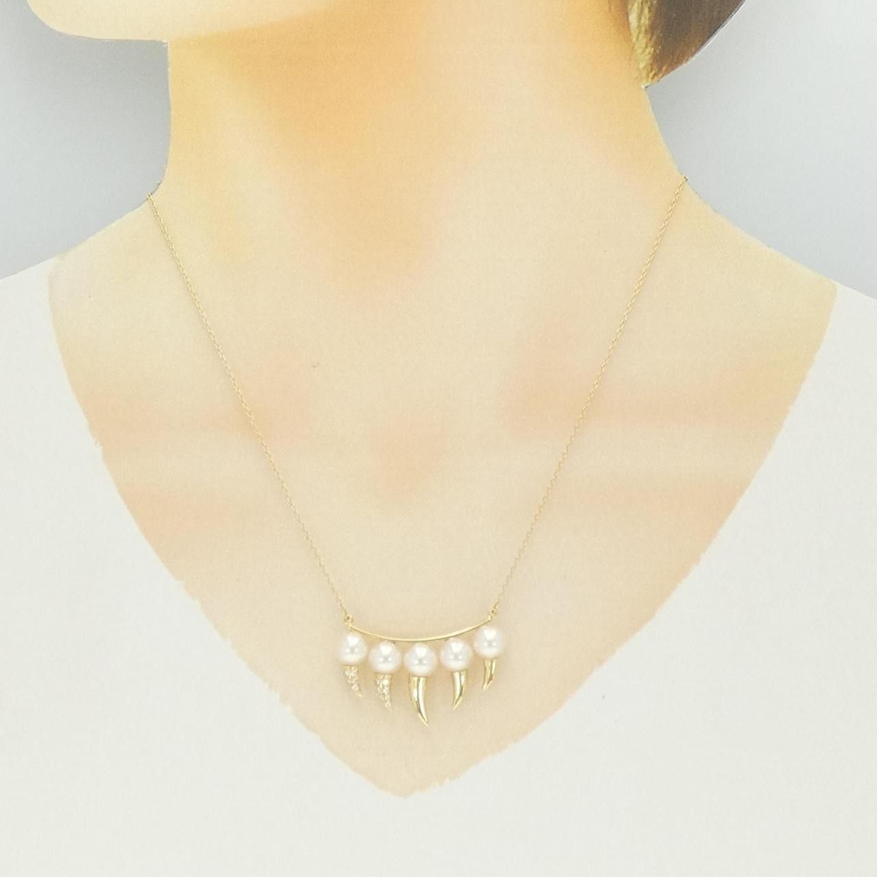 Other Tasaki Tasaki Danger Fang Au750 Necklace Precious Metal Necklace P-15641-18KYG DUTY FREE for USA Size ONE SIZE - 6 Thumbnail