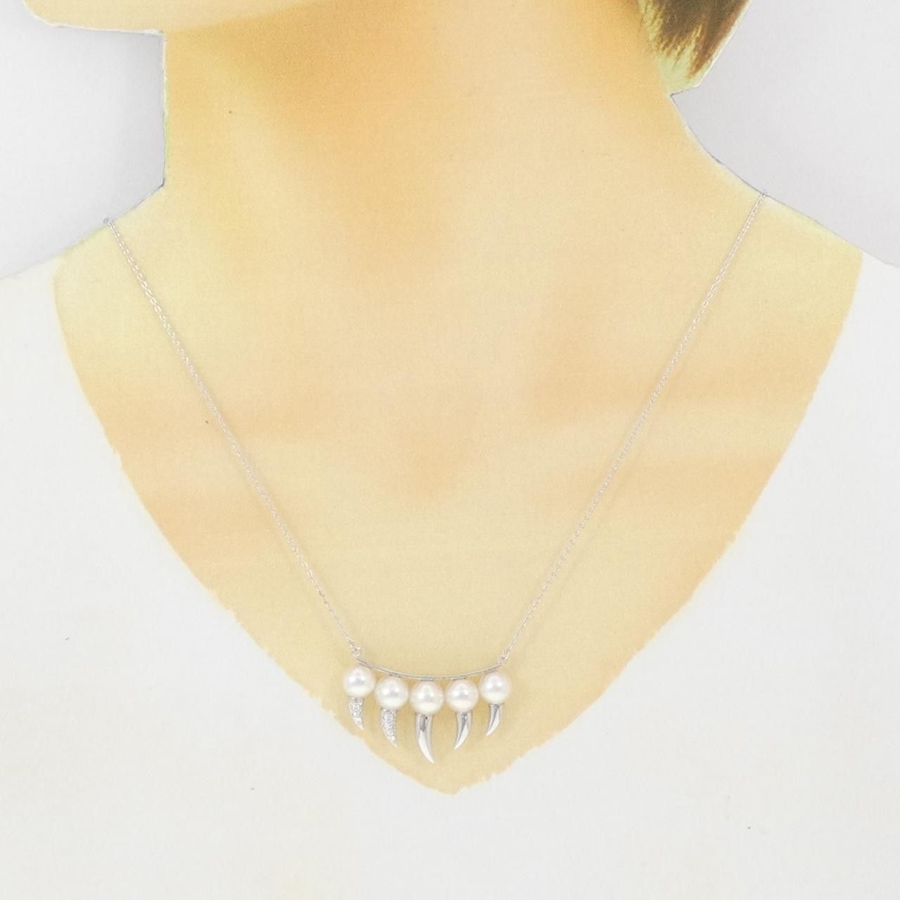 Other Tasaki Tasaki Danger Fang Au750 White Gold Necklace Precious Metal Necklace P-15641-18K DUTY FREE for USA Size ONE SIZE - 6 Thumbnail