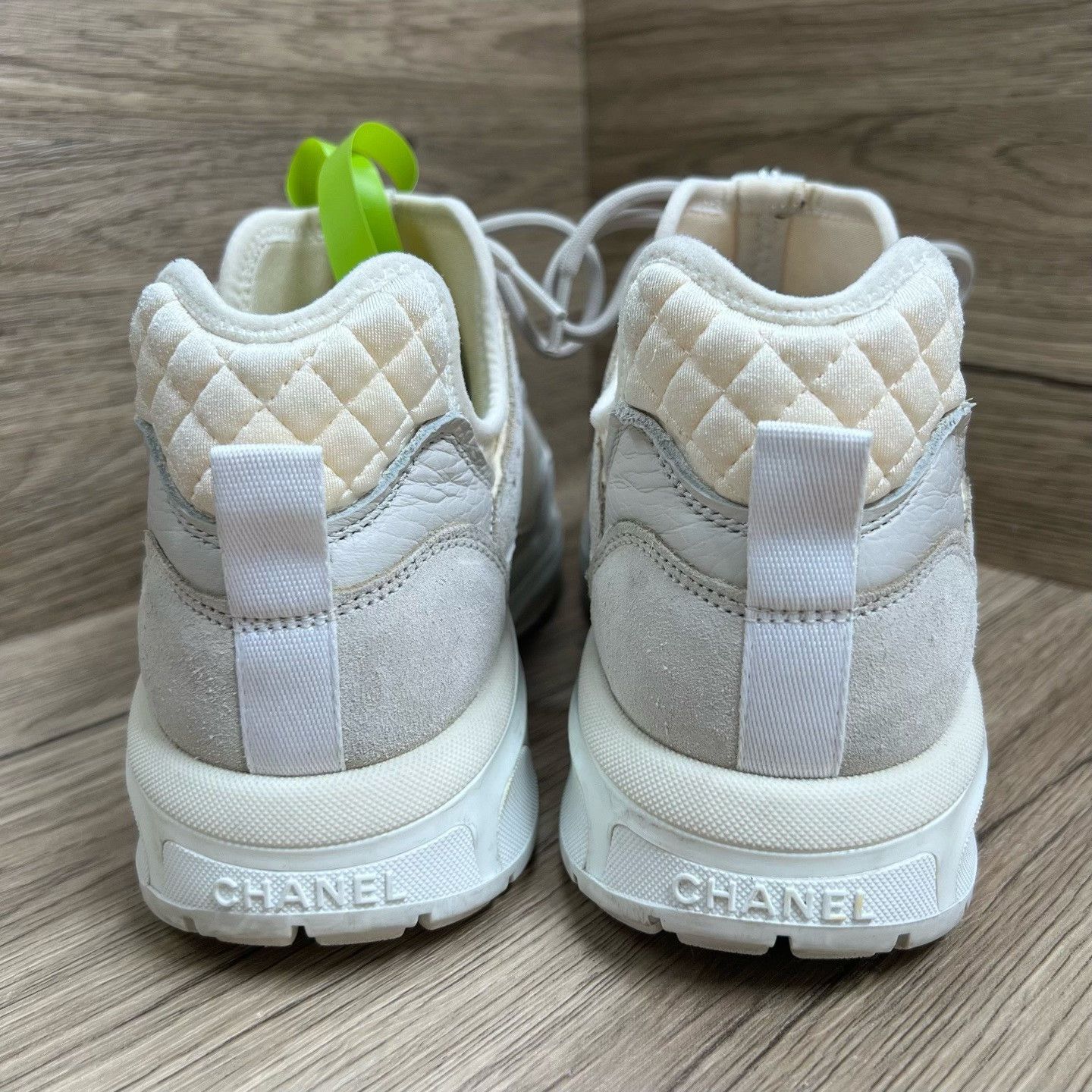 Chanel Chanel Gray Lowtop Sneakers us_7 Women Size US 7 / IT 37 - 5 Thumbnail