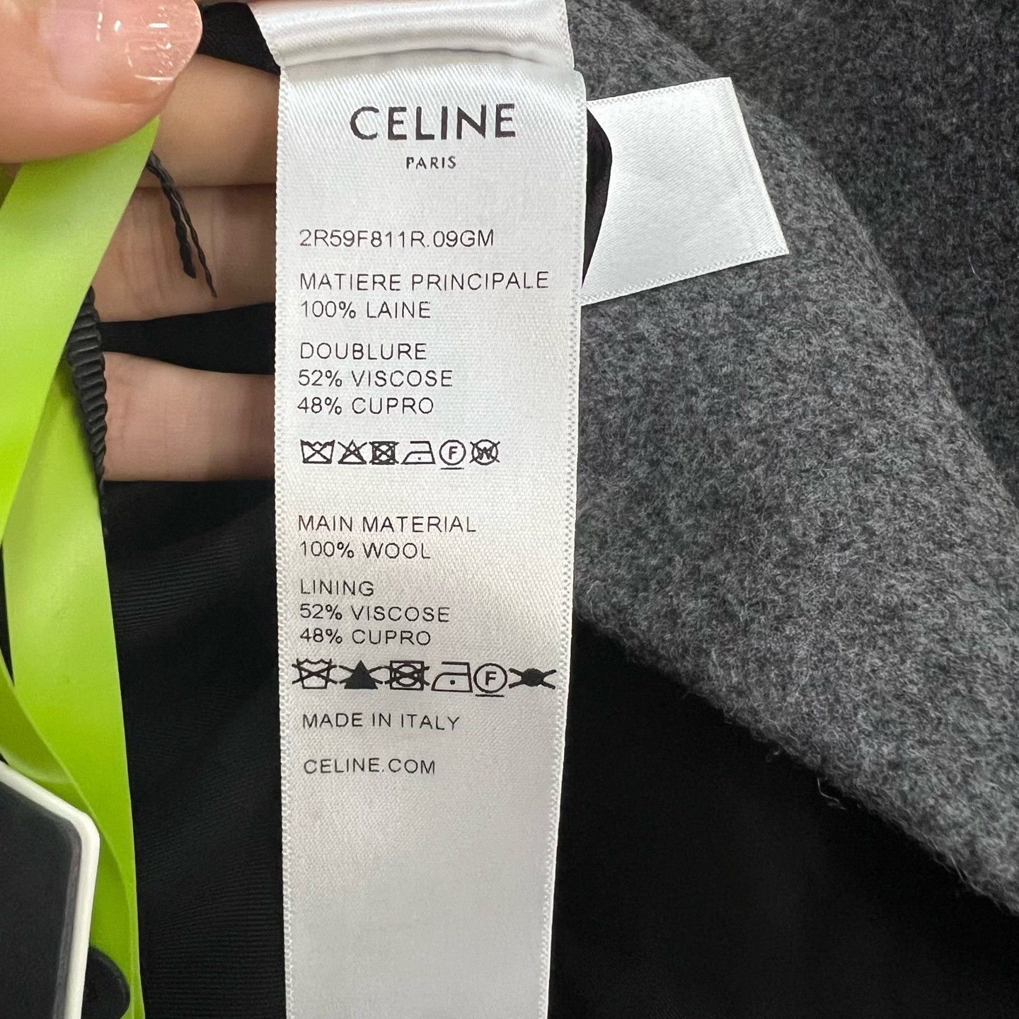 Celine Celine Gray Dress it_38 Women Size XS / US 0-2 / IT 36-38 - 4 Thumbnail